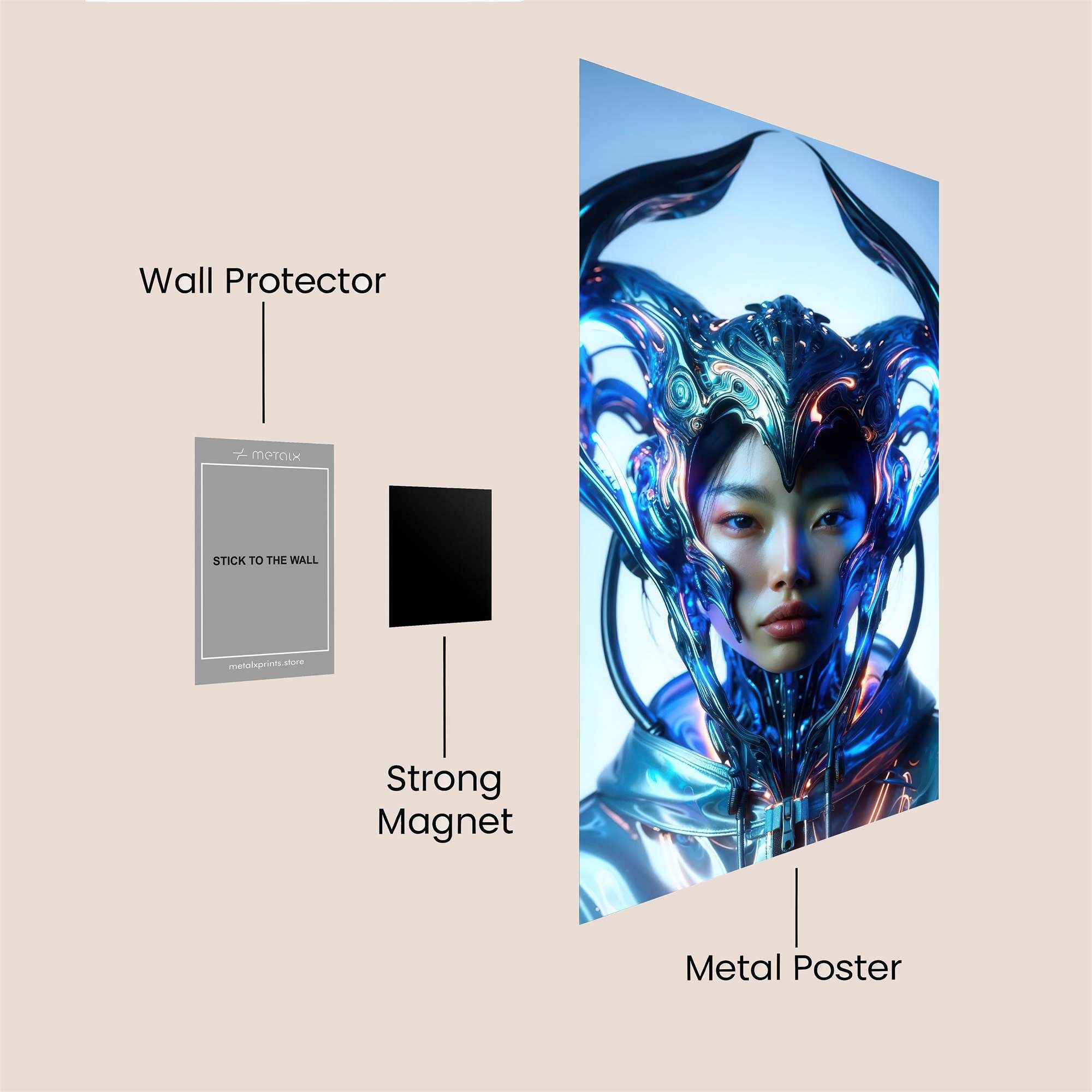 Enchanted Bloom Safe Wall Magnetic / M