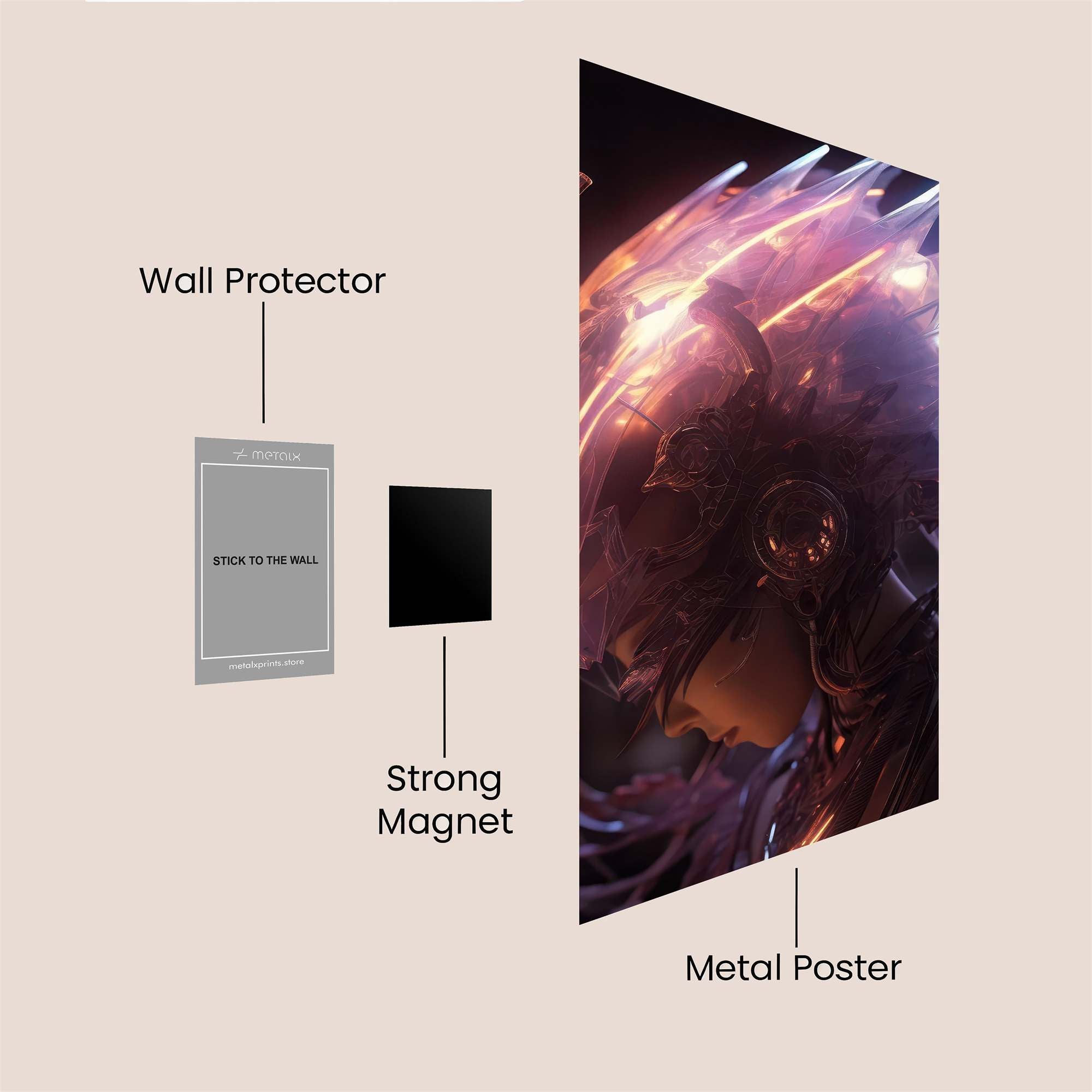 Cybernetic Dream Safe Wall Magnetic / M