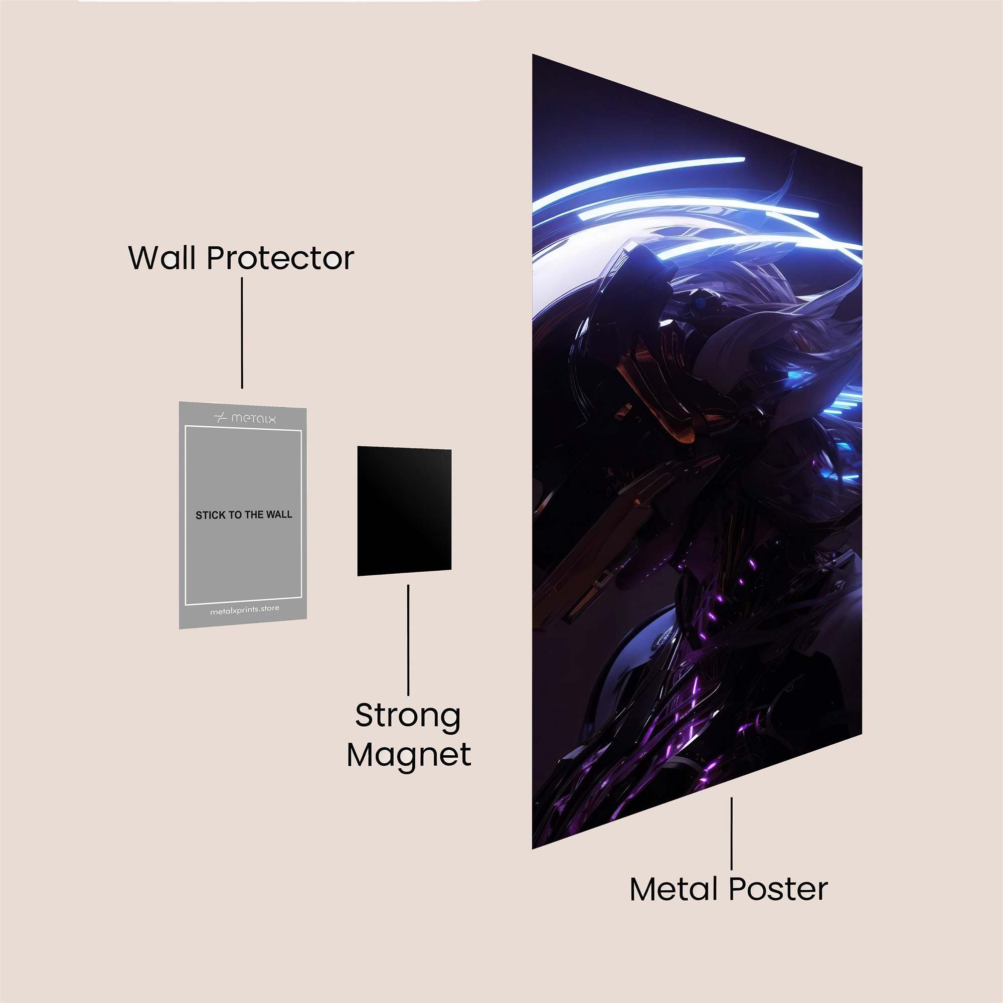 Cyber Sovereign Safe Wall Magnetic / M