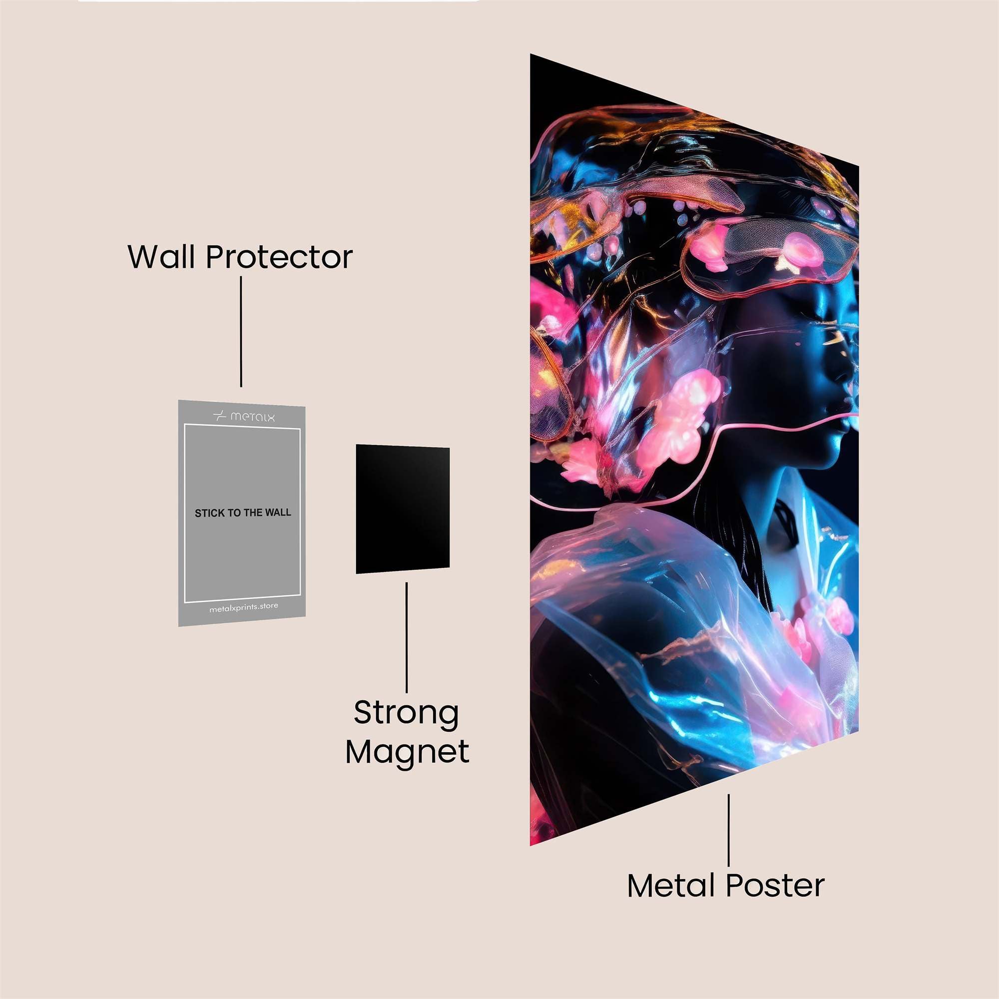 Punk Primate Safe Wall Magnetic / M