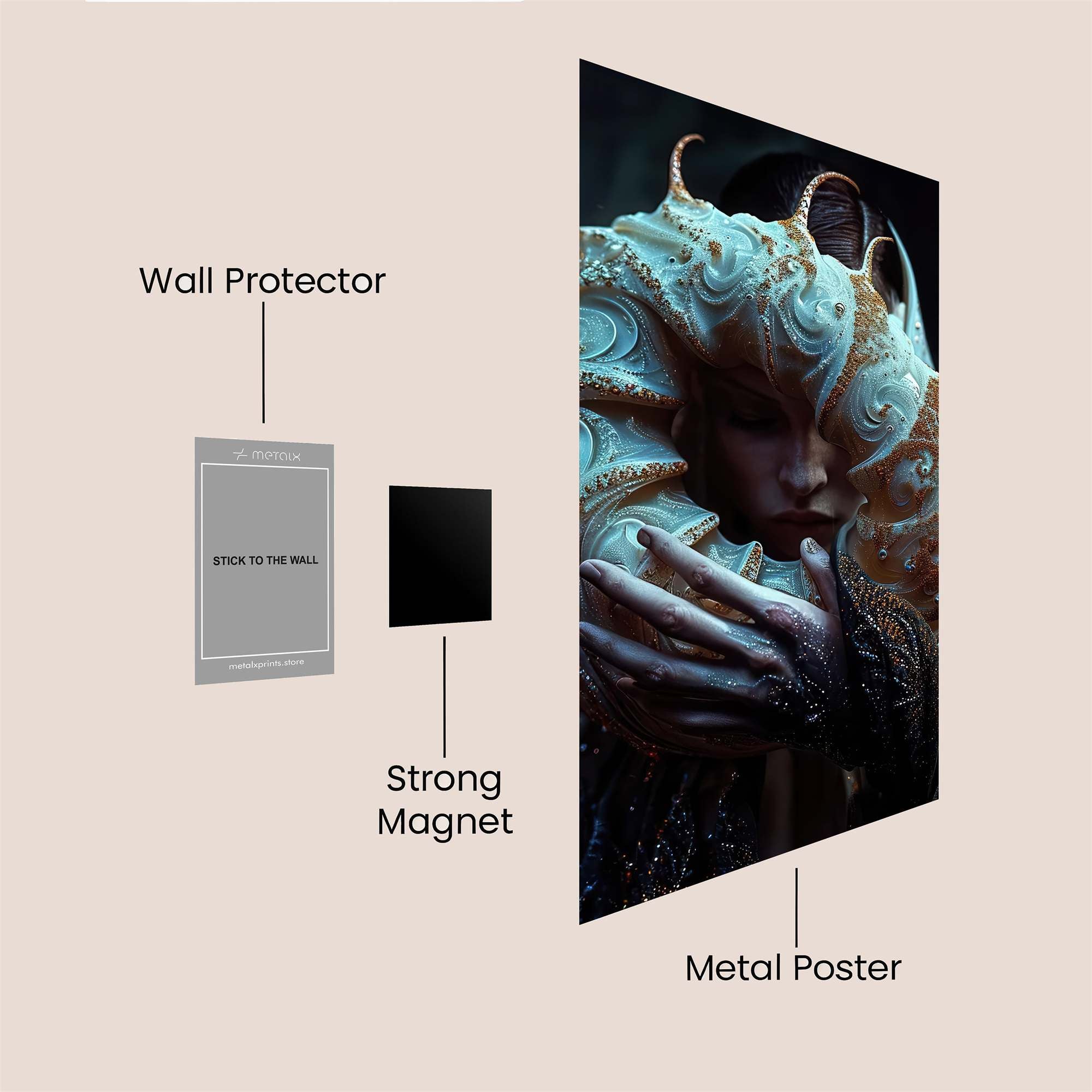 Python Enigma Safe Wall Magnetic / M