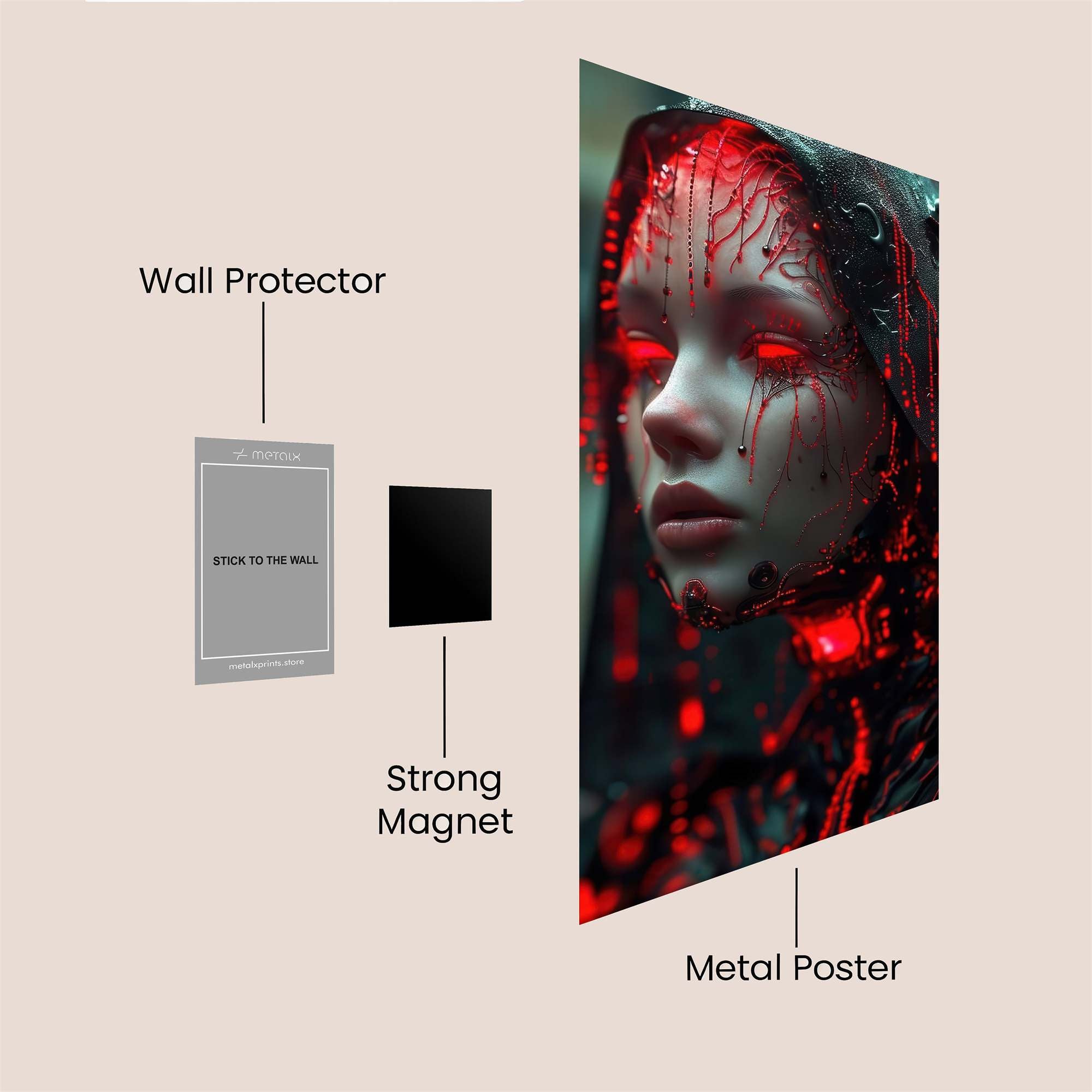 Galactic Enigma Safe Wall Magnetic / M