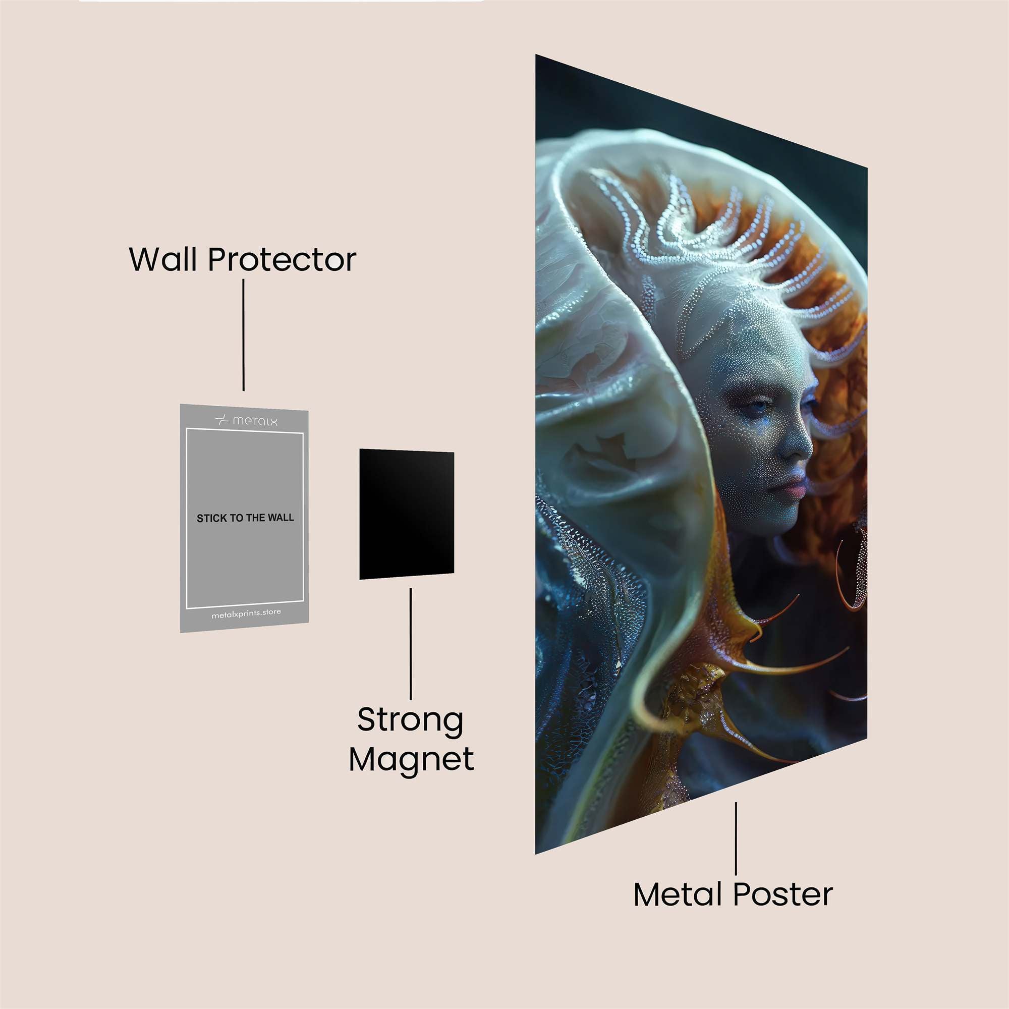 Forest Serenity Safe Wall Magnetic / M