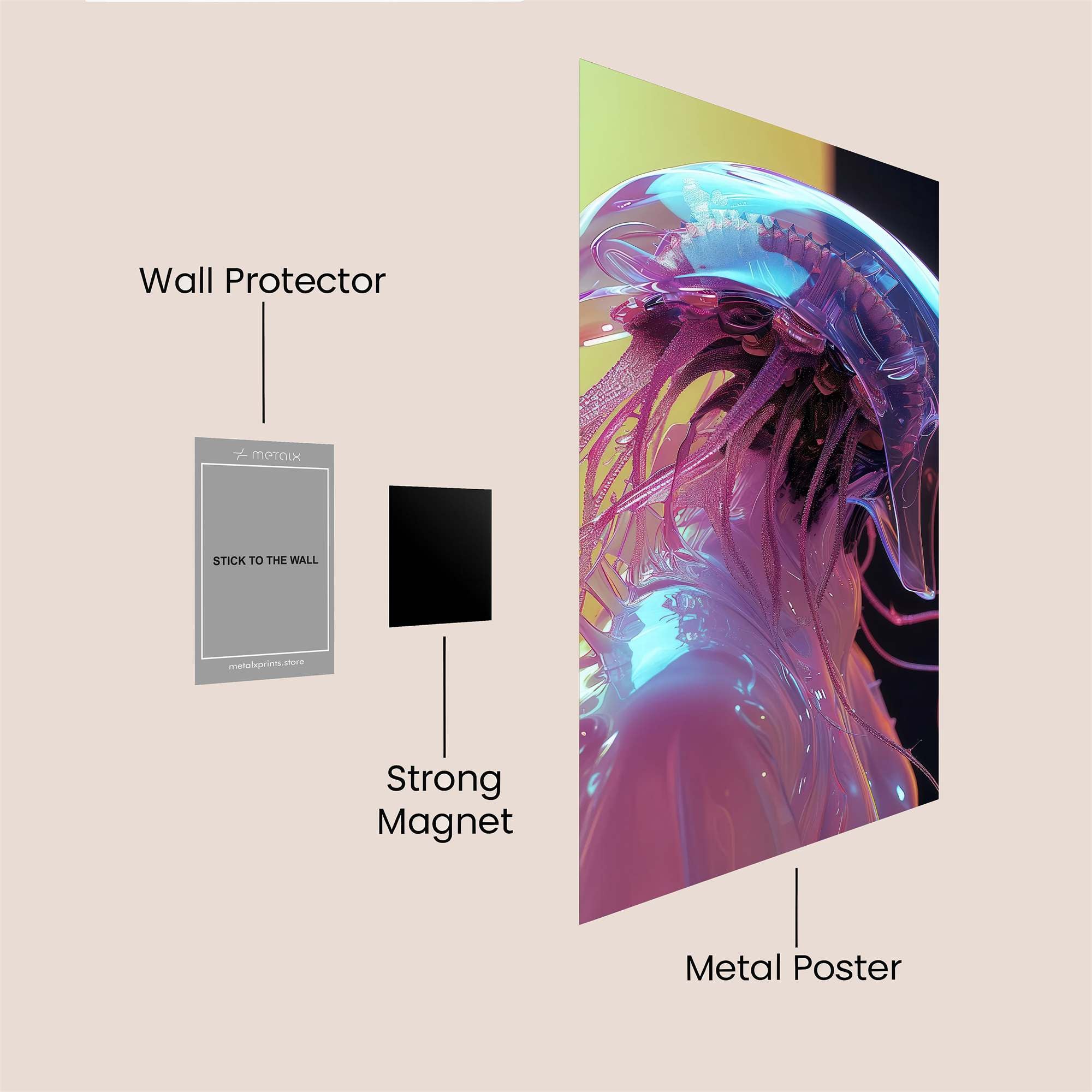 Forest Serenity Safe Wall Magnetic / M