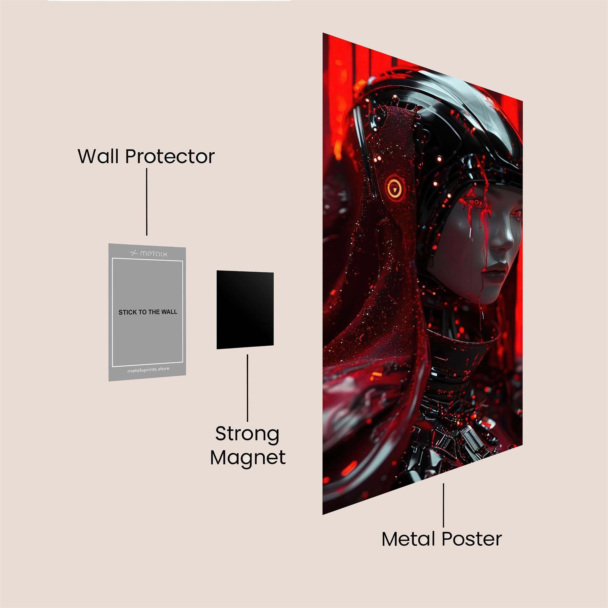 Forest Serenity Safe Wall Magnetic / M
