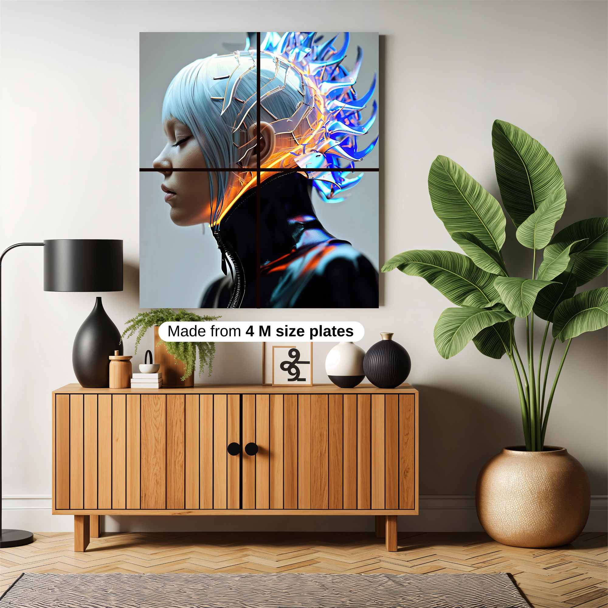 Blue Enigma Safe Wall Magnetic / M