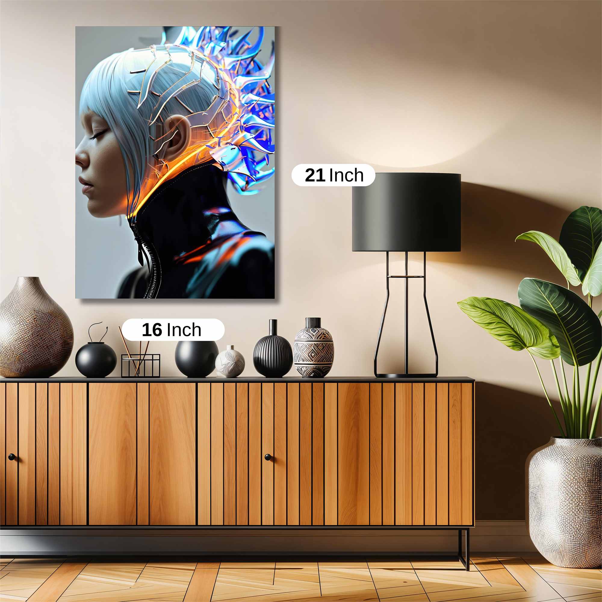 Blue Enigma Safe Wall Magnetic / M