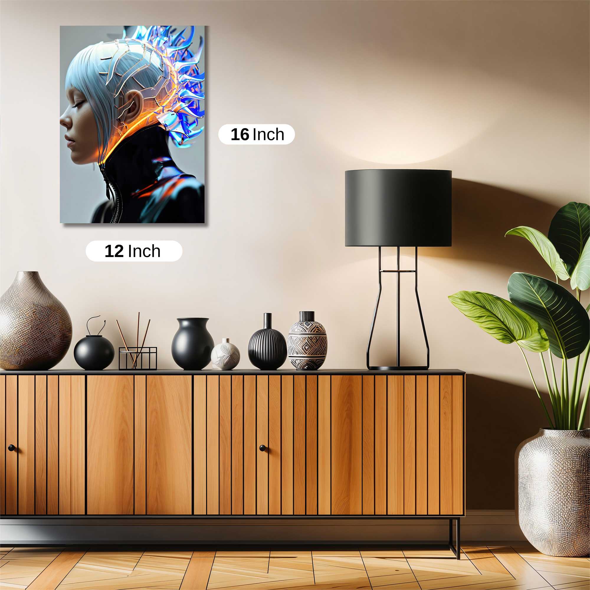 Blue Enigma Safe Wall Magnetic / M