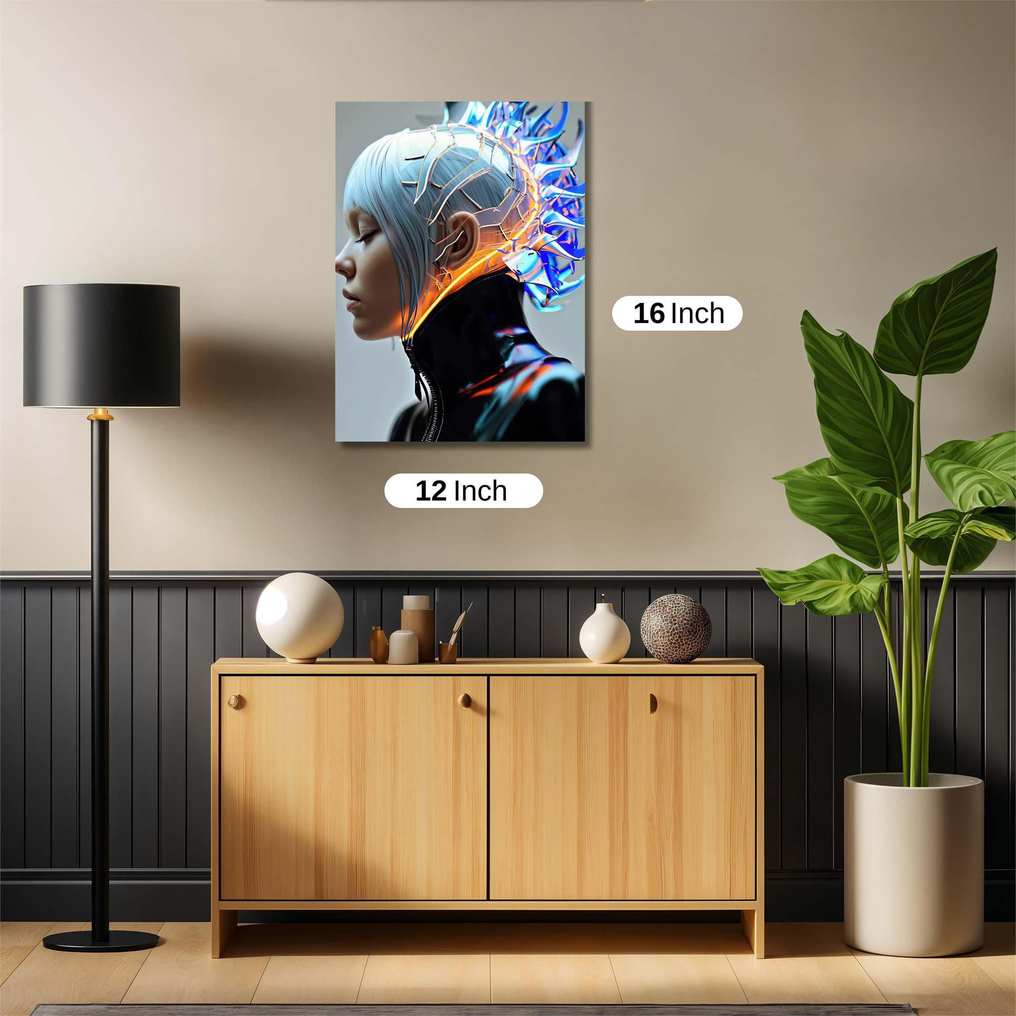 Blue Enigma Safe Wall Magnetic / M