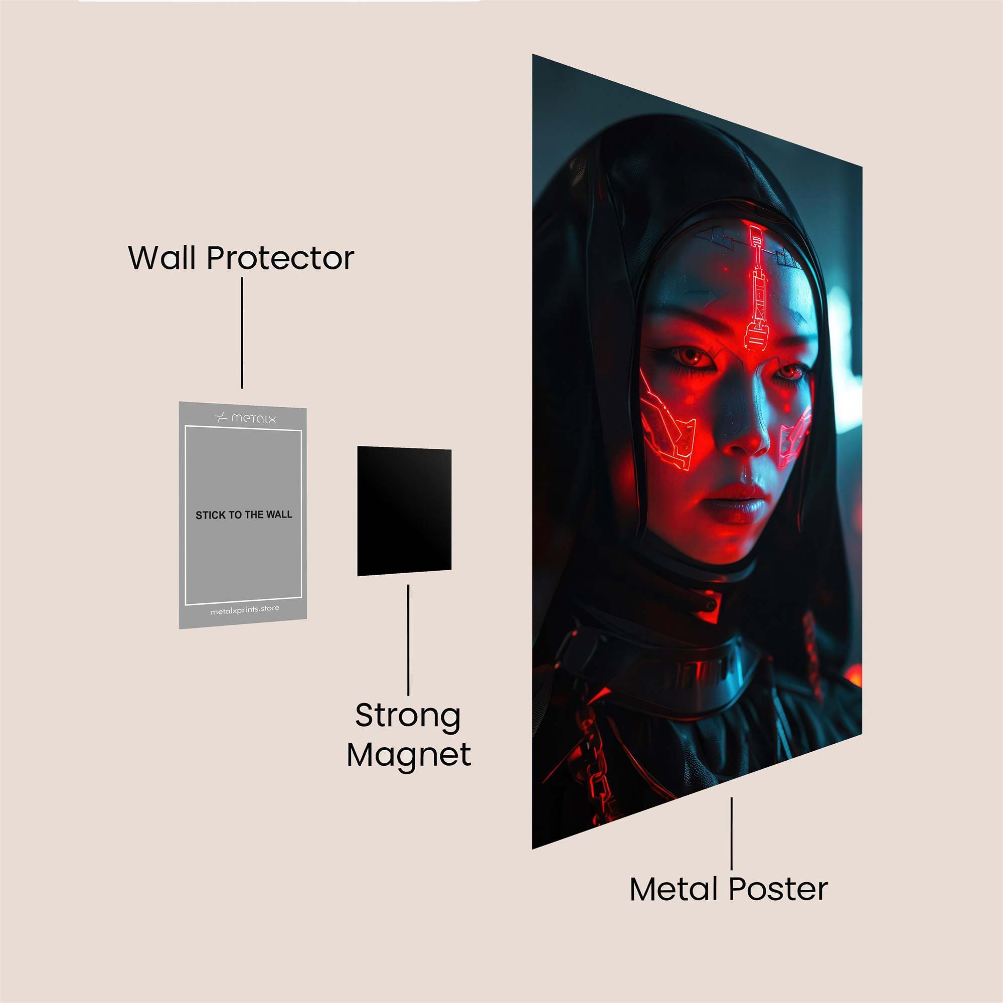 Forest Serenity Safe Wall Magnetic / M