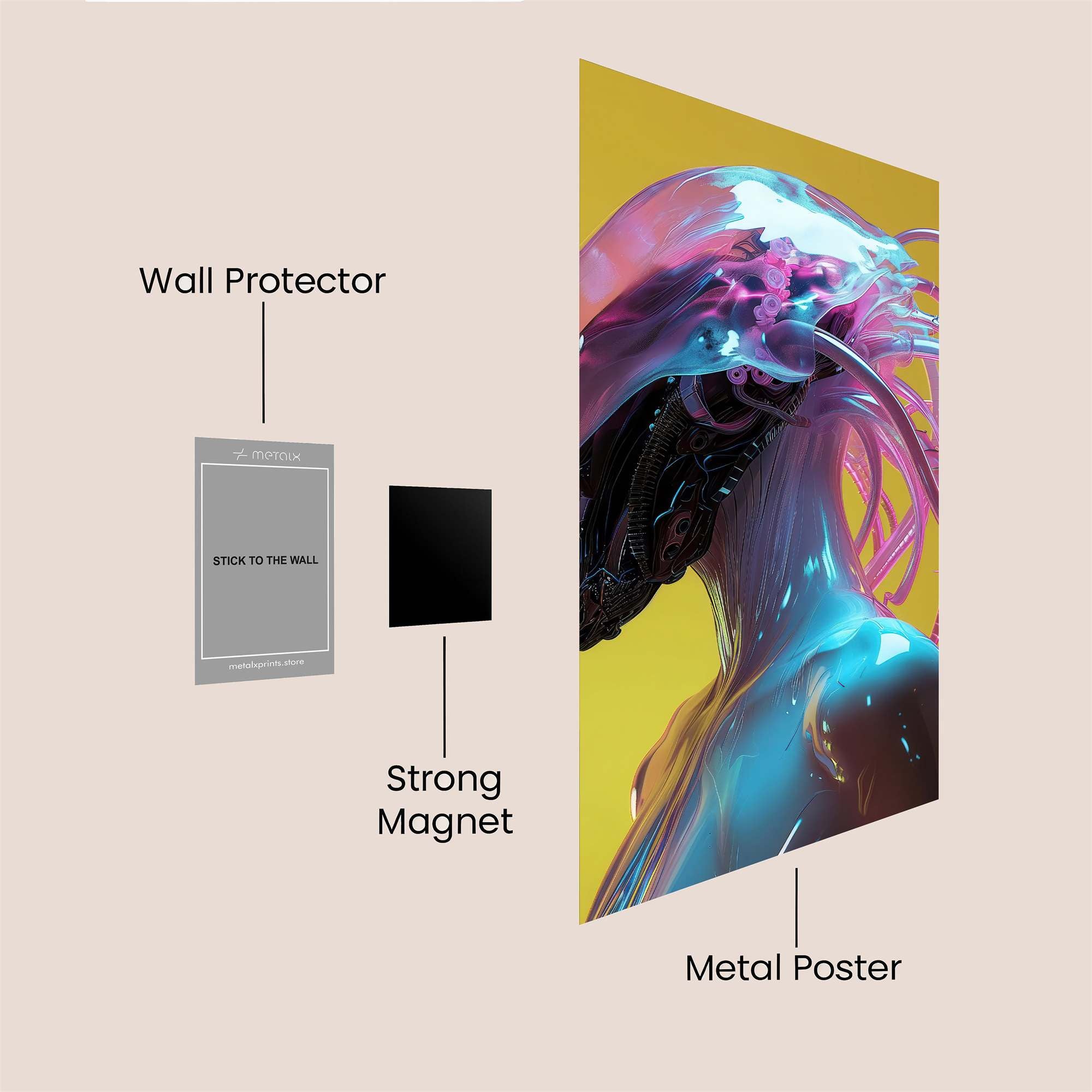 Molten Eruption Safe Wall Magnetic / M