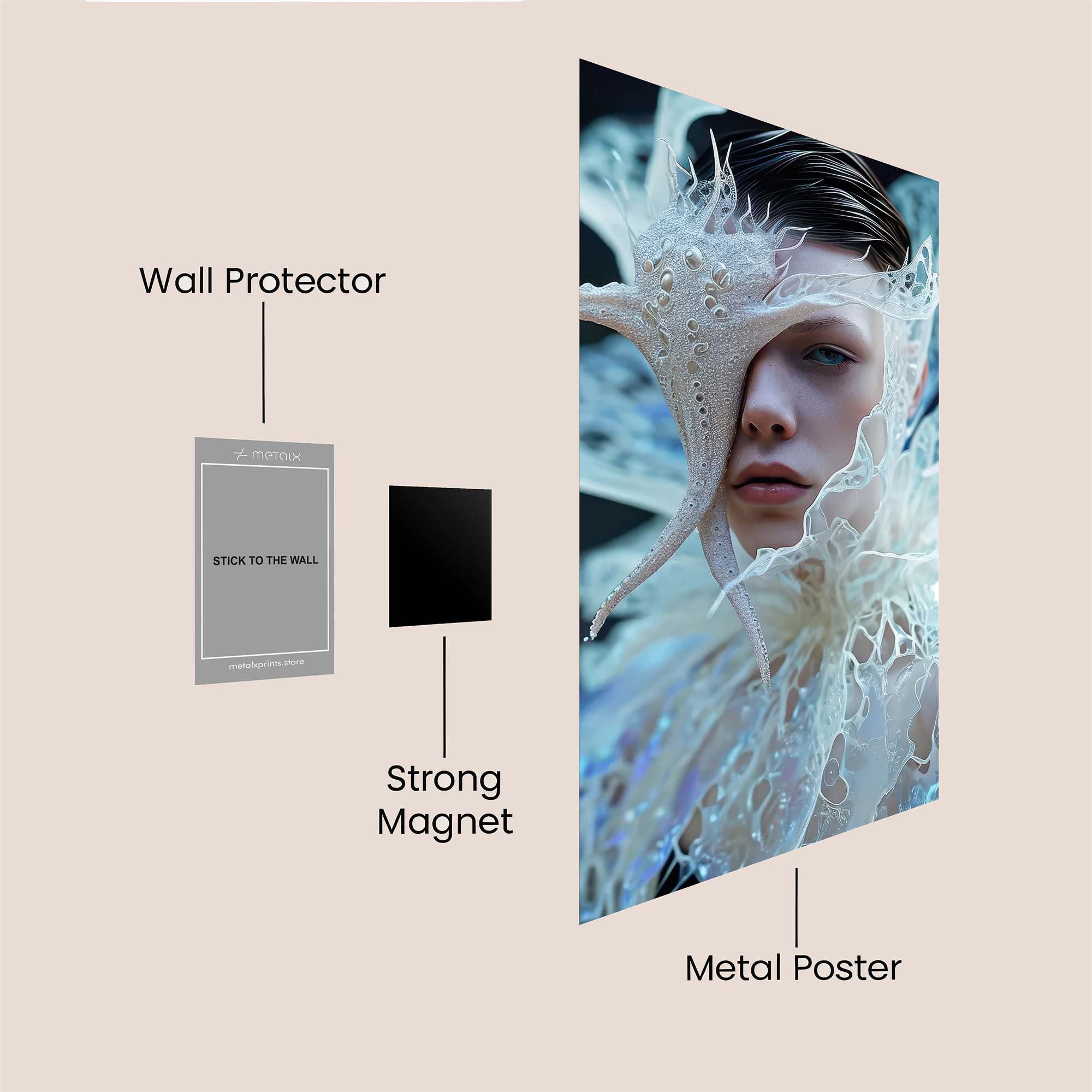 Rainbow Serenity Safe Wall Magnetic / M