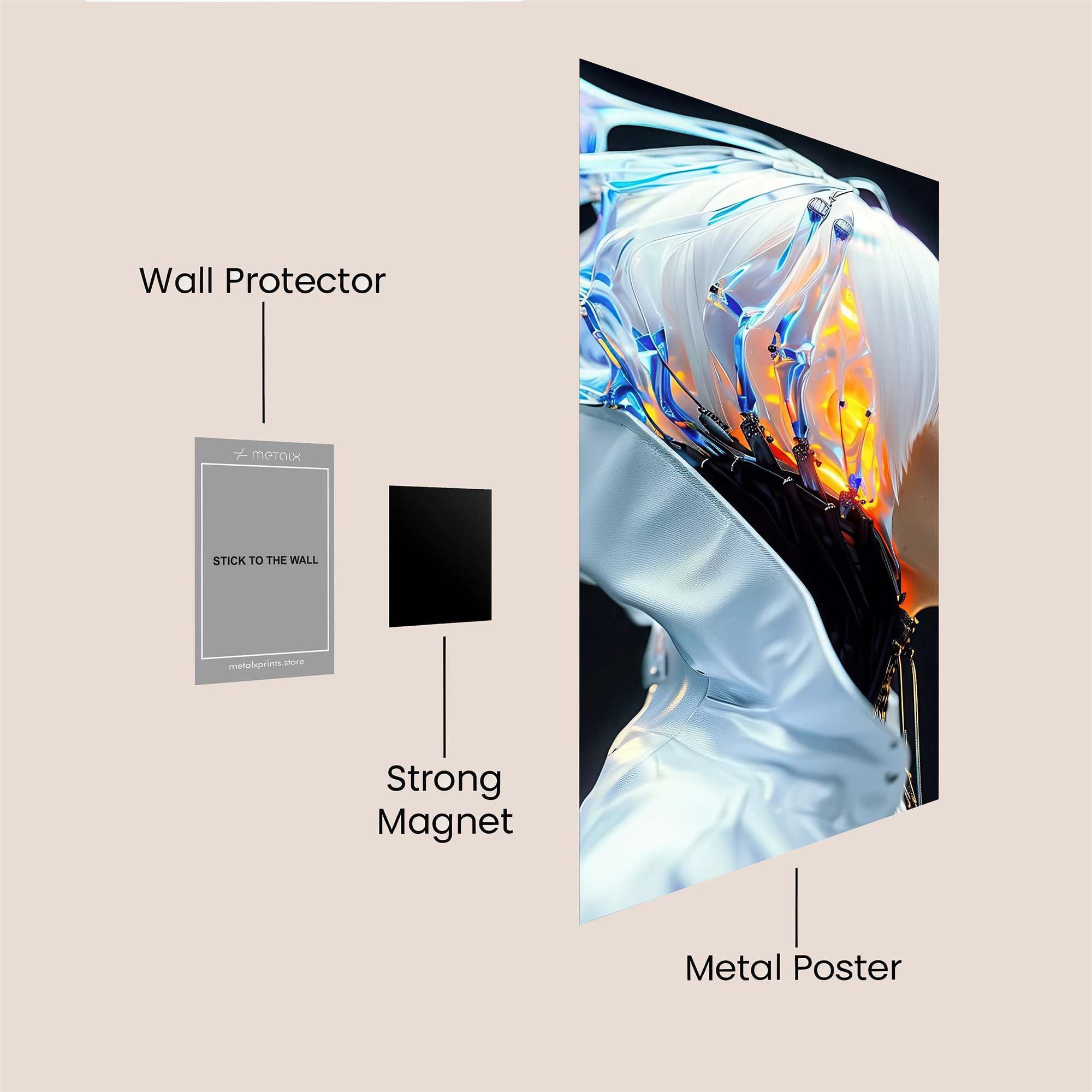 Forest Serenity Safe Wall Magnetic / M
