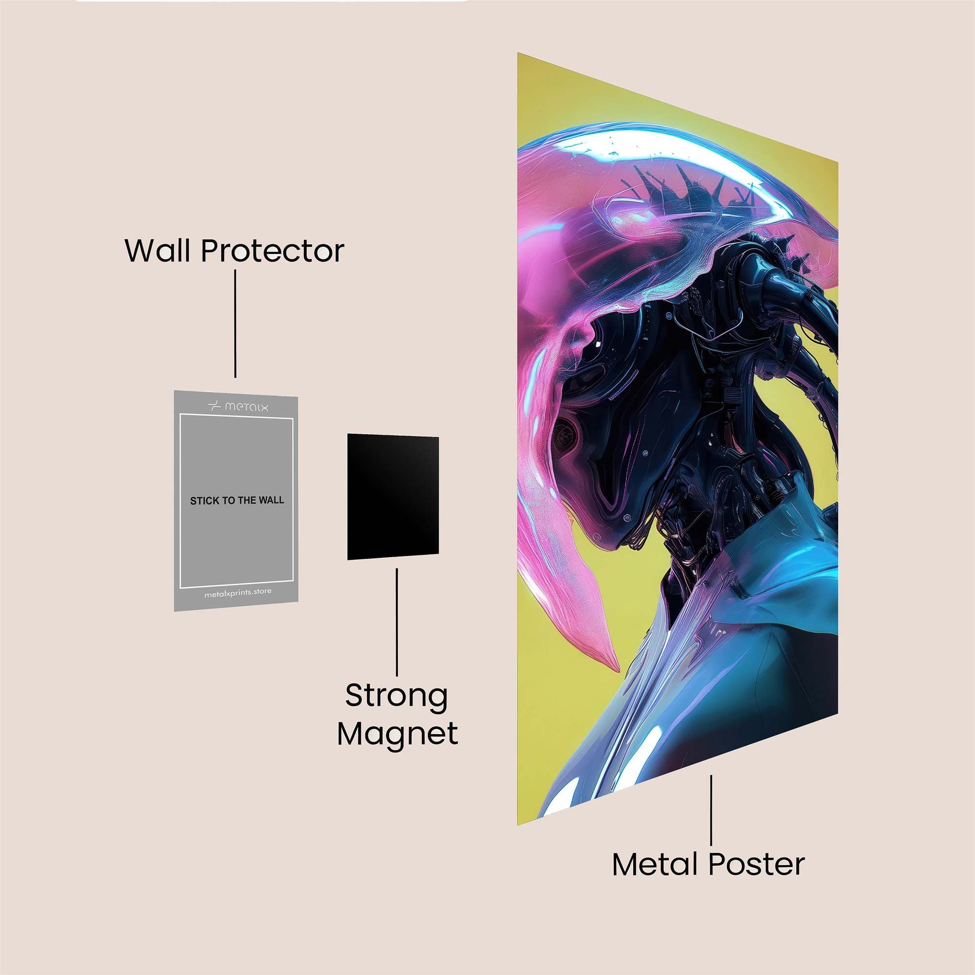 Leopard Velocity Safe Wall Magnetic / M