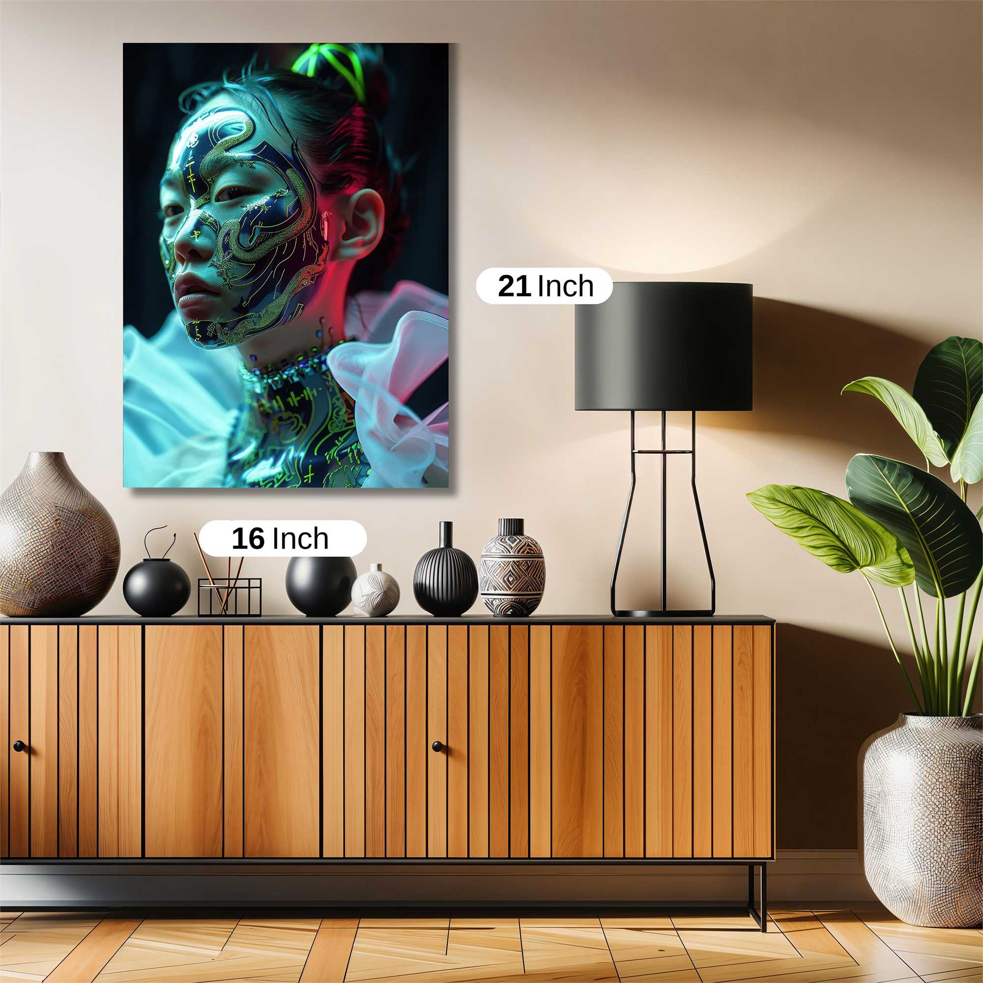 Cheetah Fierce Safe Wall Magnetic / M