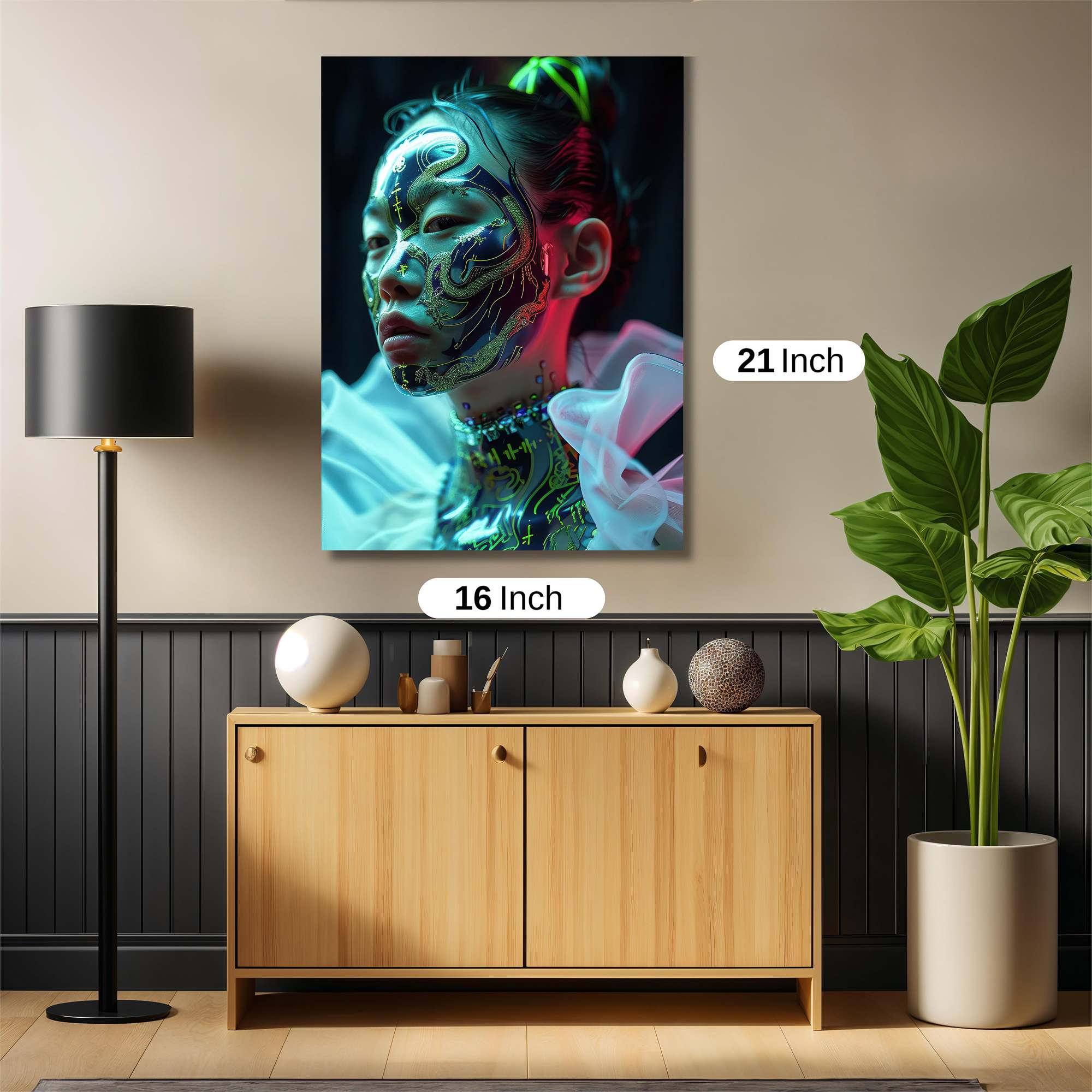 Cheetah Fierce Safe Wall Magnetic / M