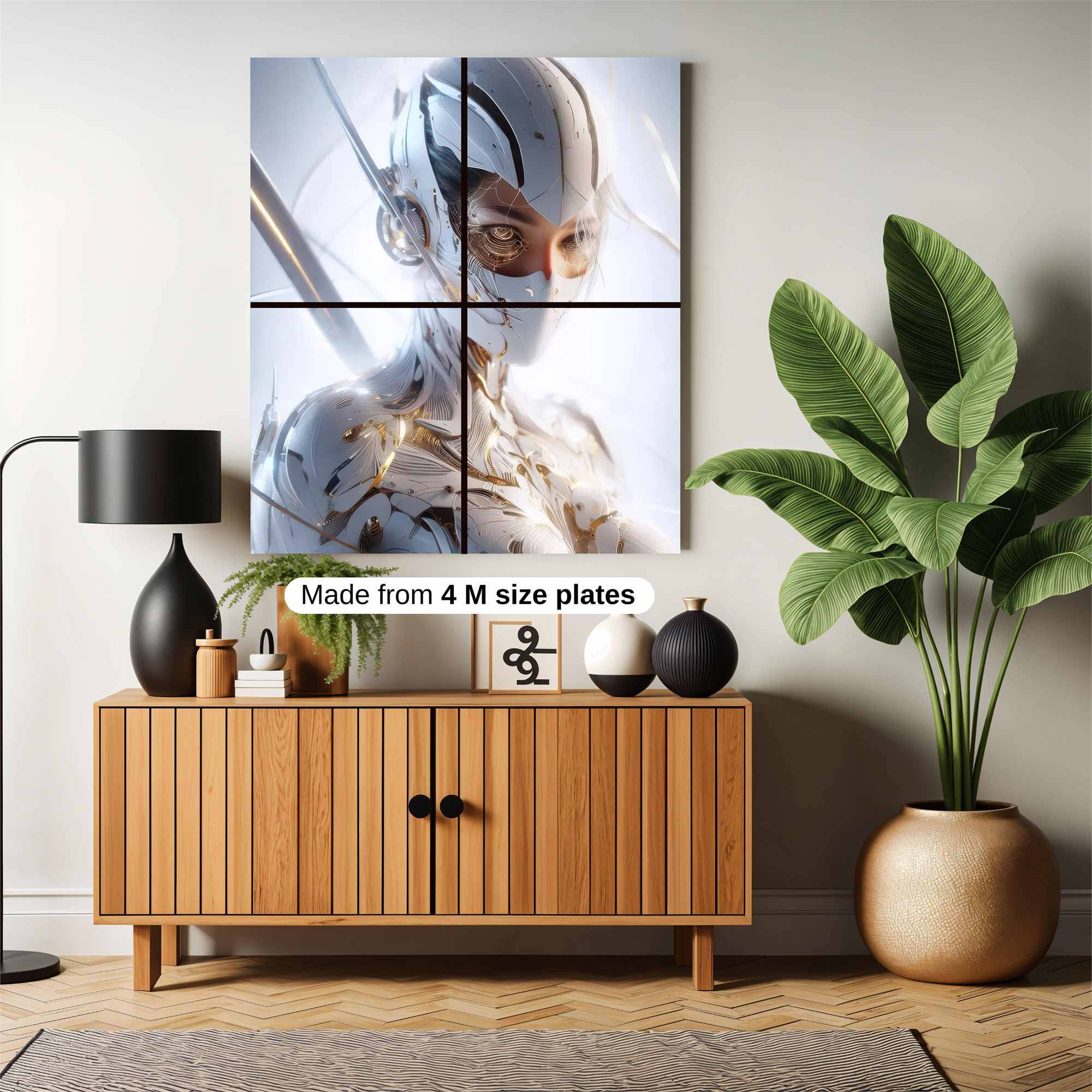 Cheetah Fierce Safe Wall Magnetic / M