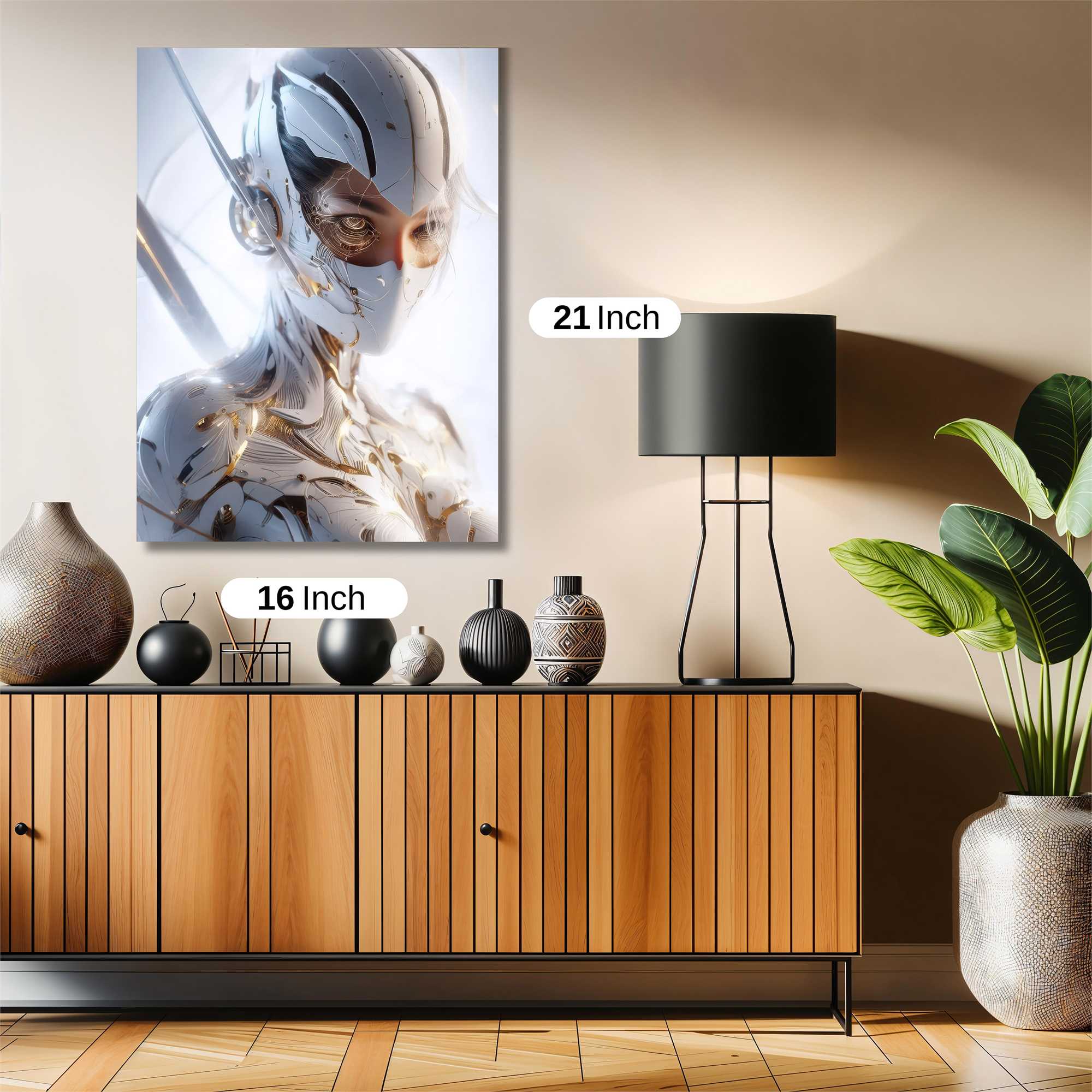 Cheetah Fierce Safe Wall Magnetic / M