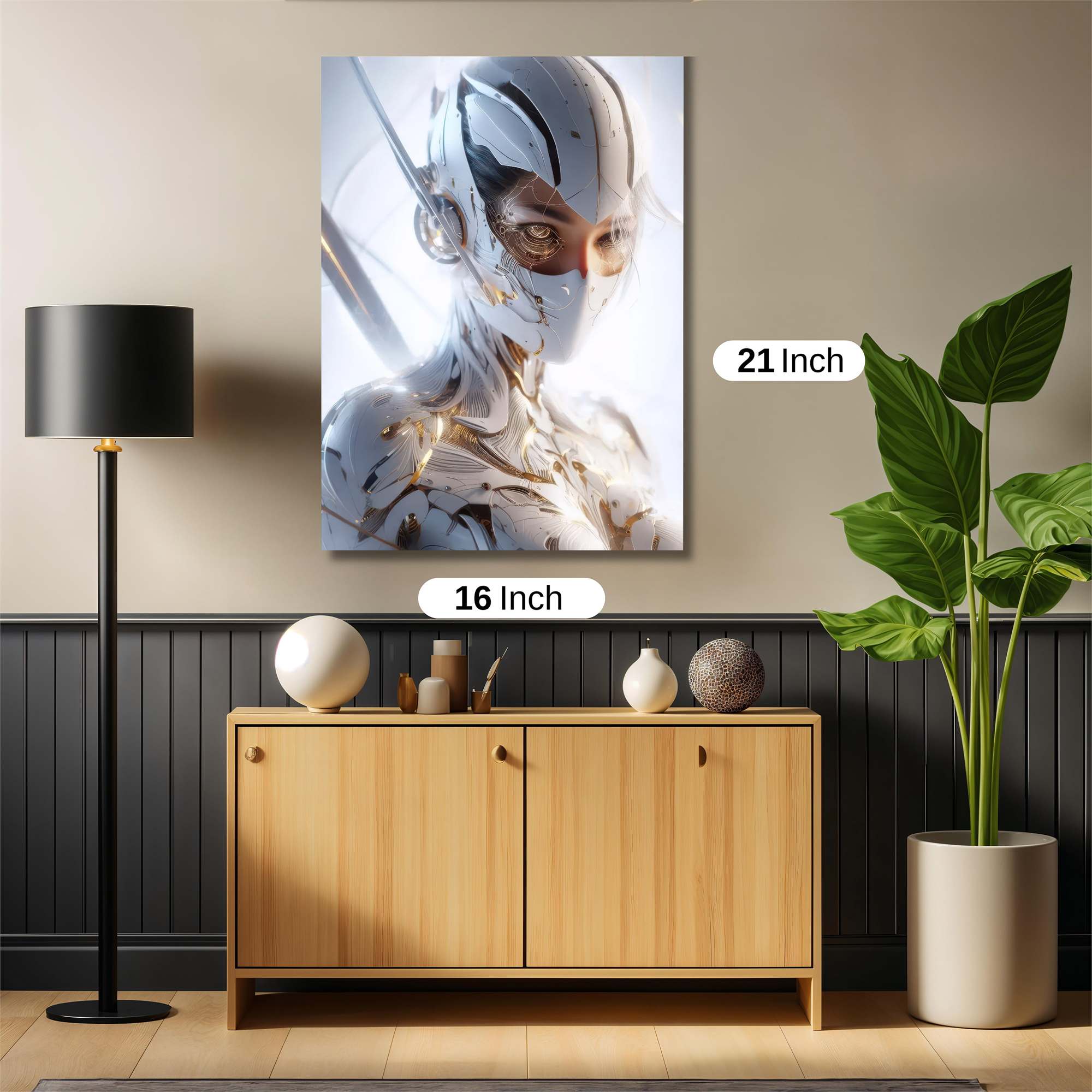 Cheetah Fierce Safe Wall Magnetic / M