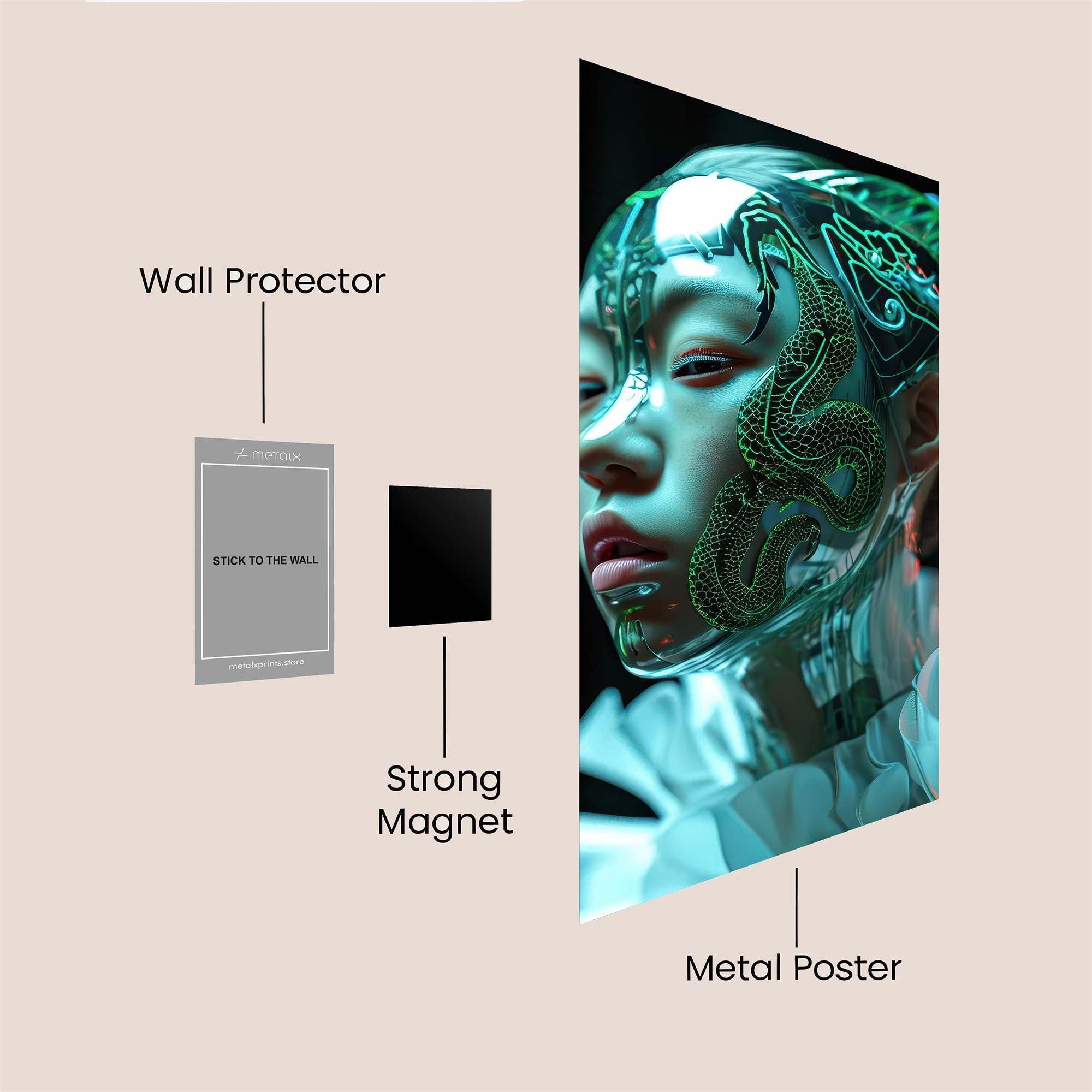 Kaa Enigmatic Safe Wall Magnetic / M