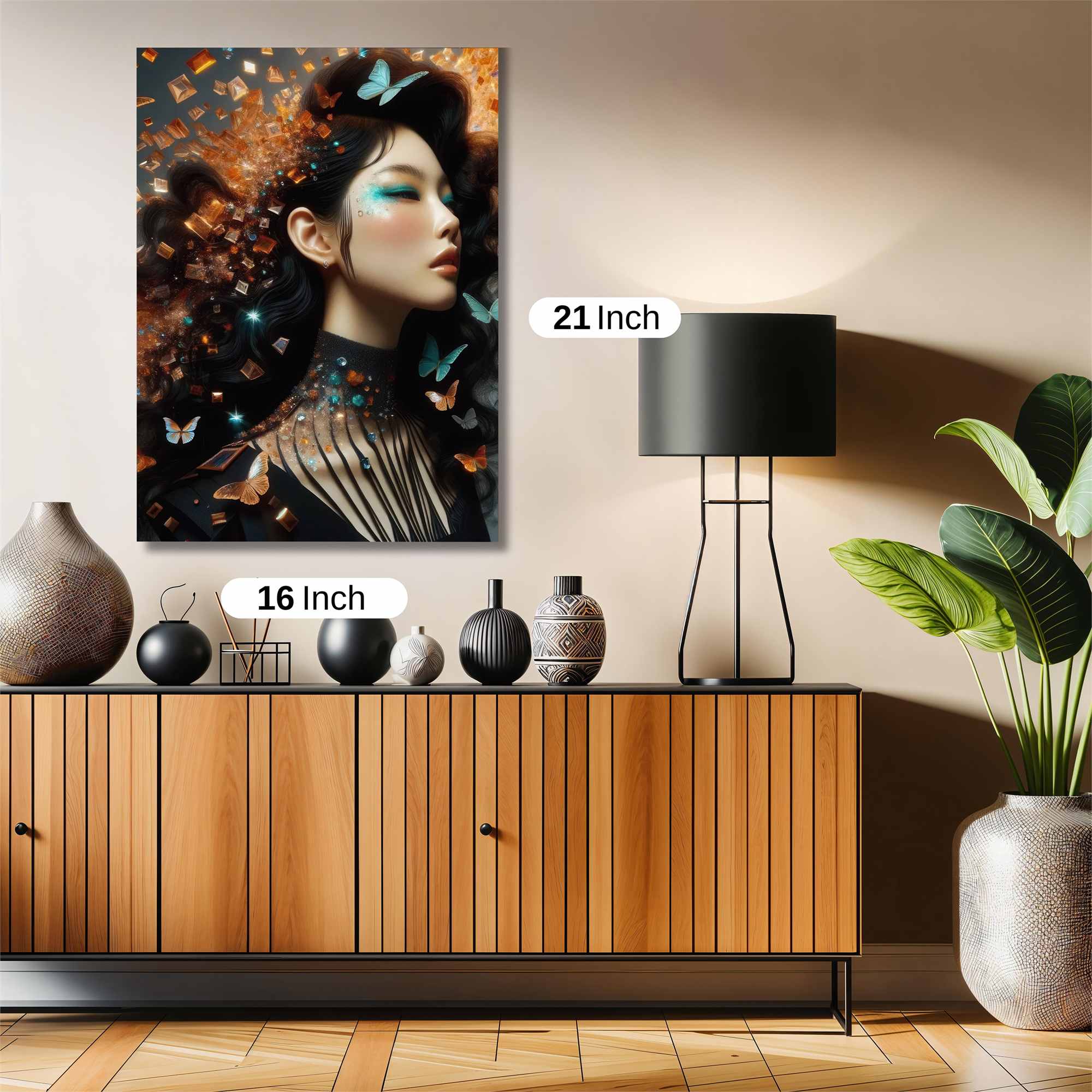 Floral Radiance Safe Wall Magnetic / M