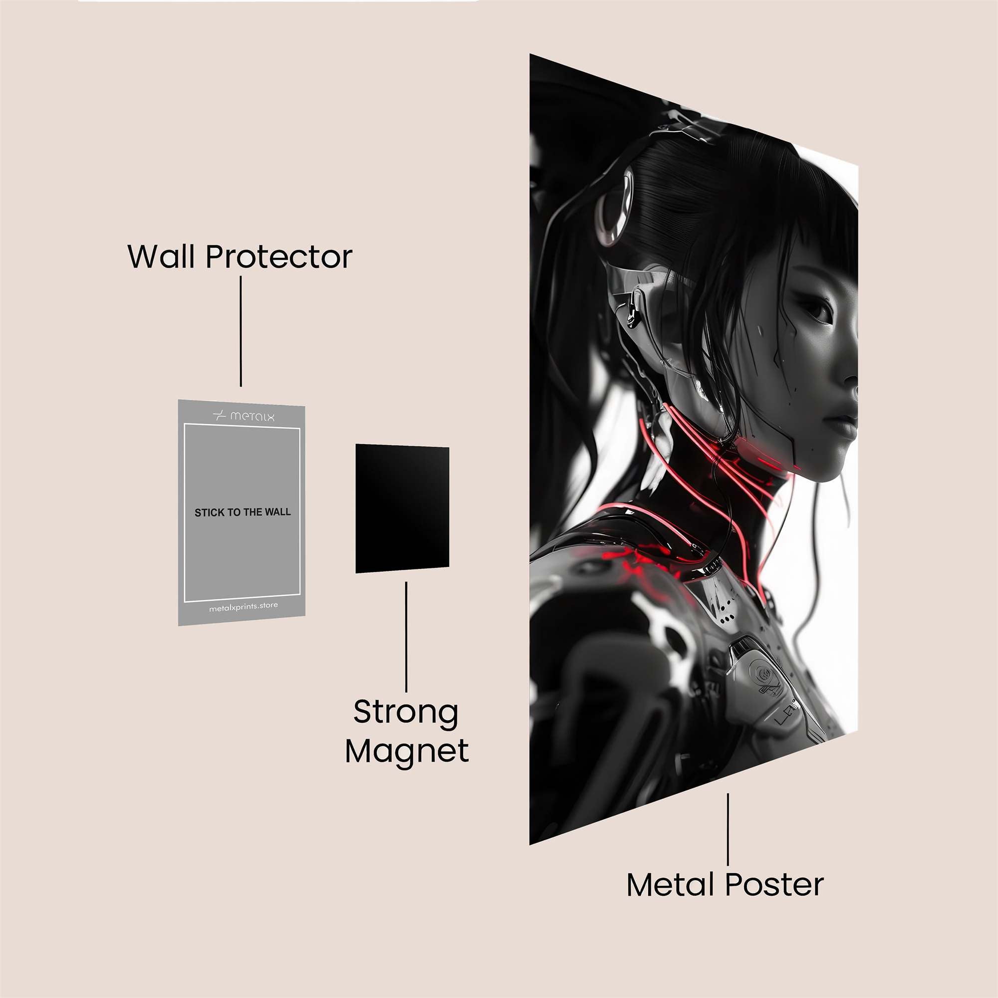 Glowstone Serenity Safe Wall Magnetic / M