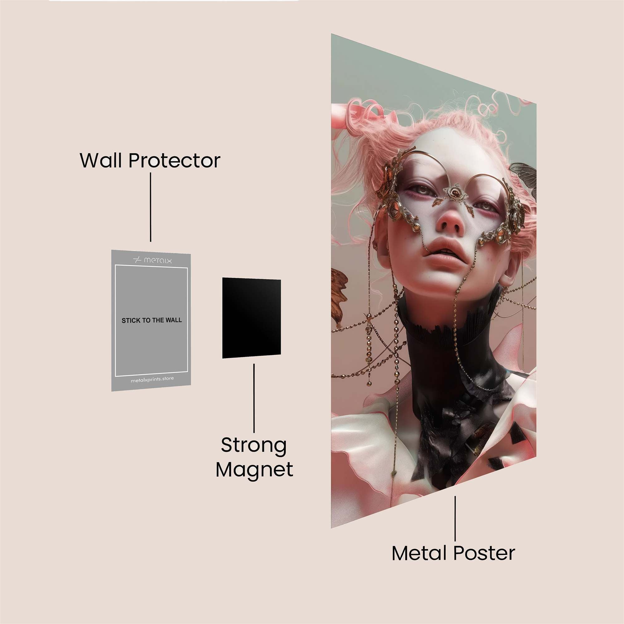 Groot Illuminated Safe Wall Magnetic / M