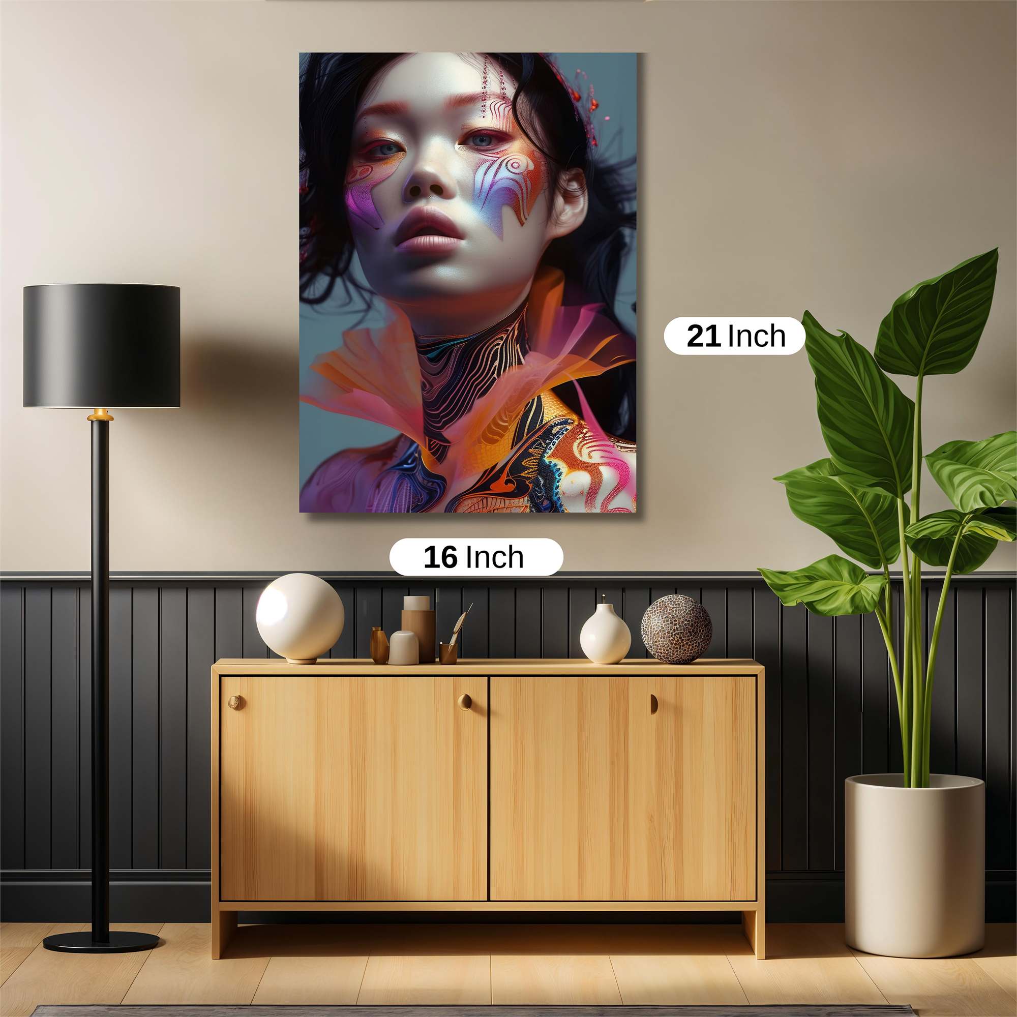 Gothic Rose Safe Wall Magnetic / M