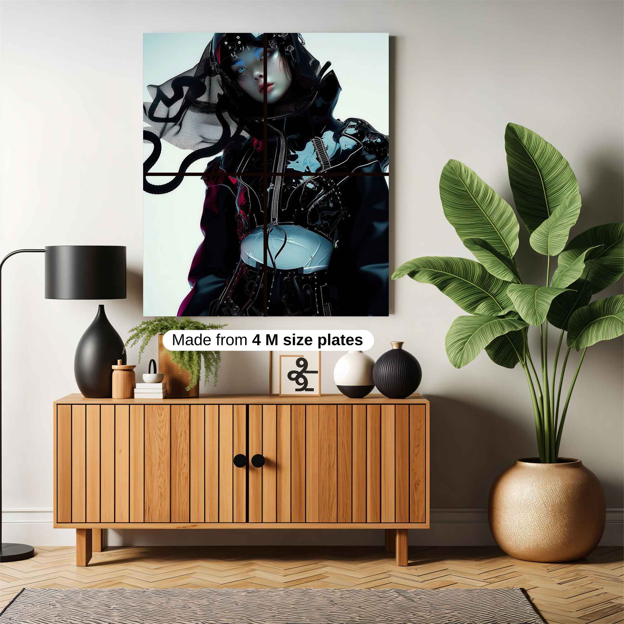 Obsidian Bloom Safe Wall Magnetic / M