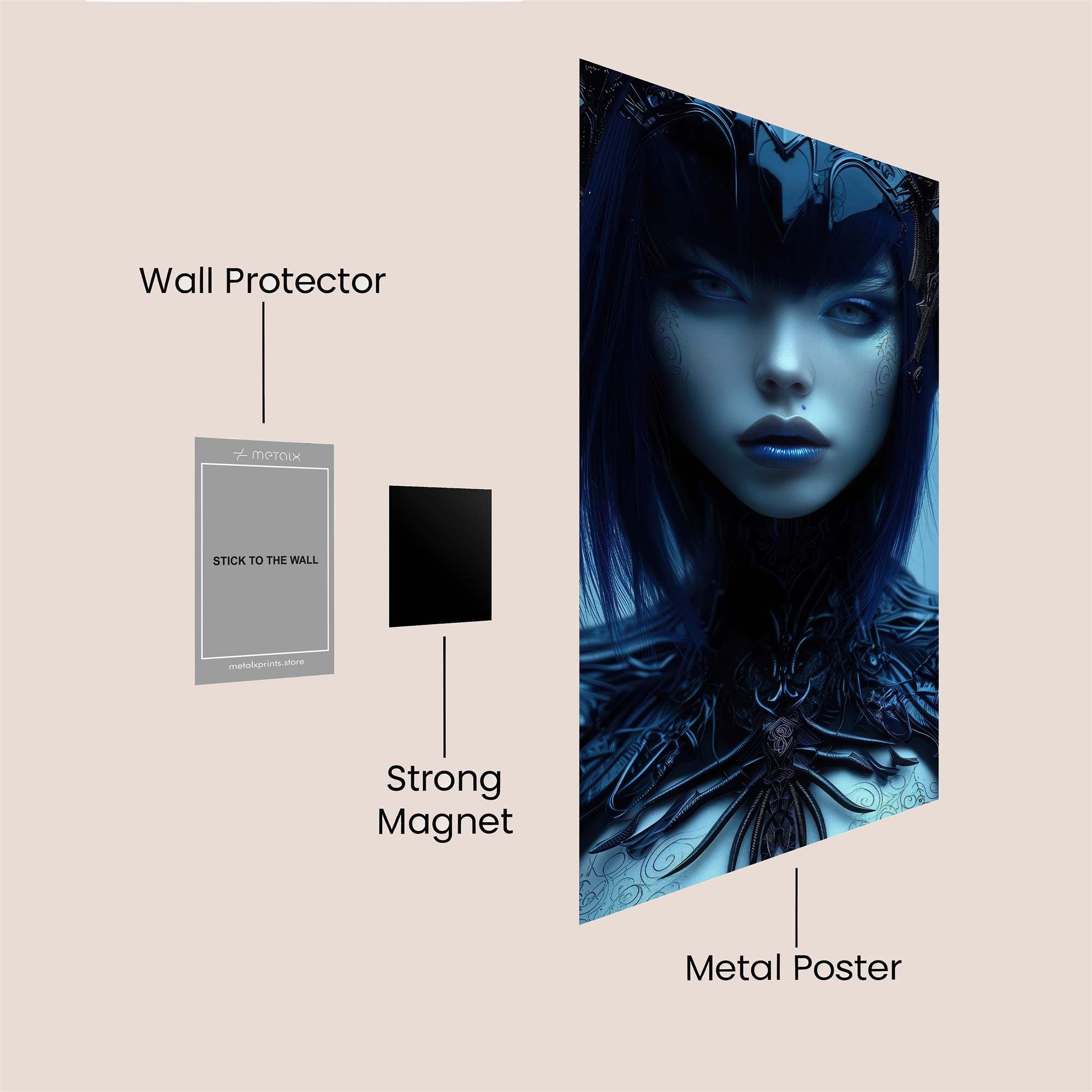 Floral Dream Safe Wall Magnetic / M