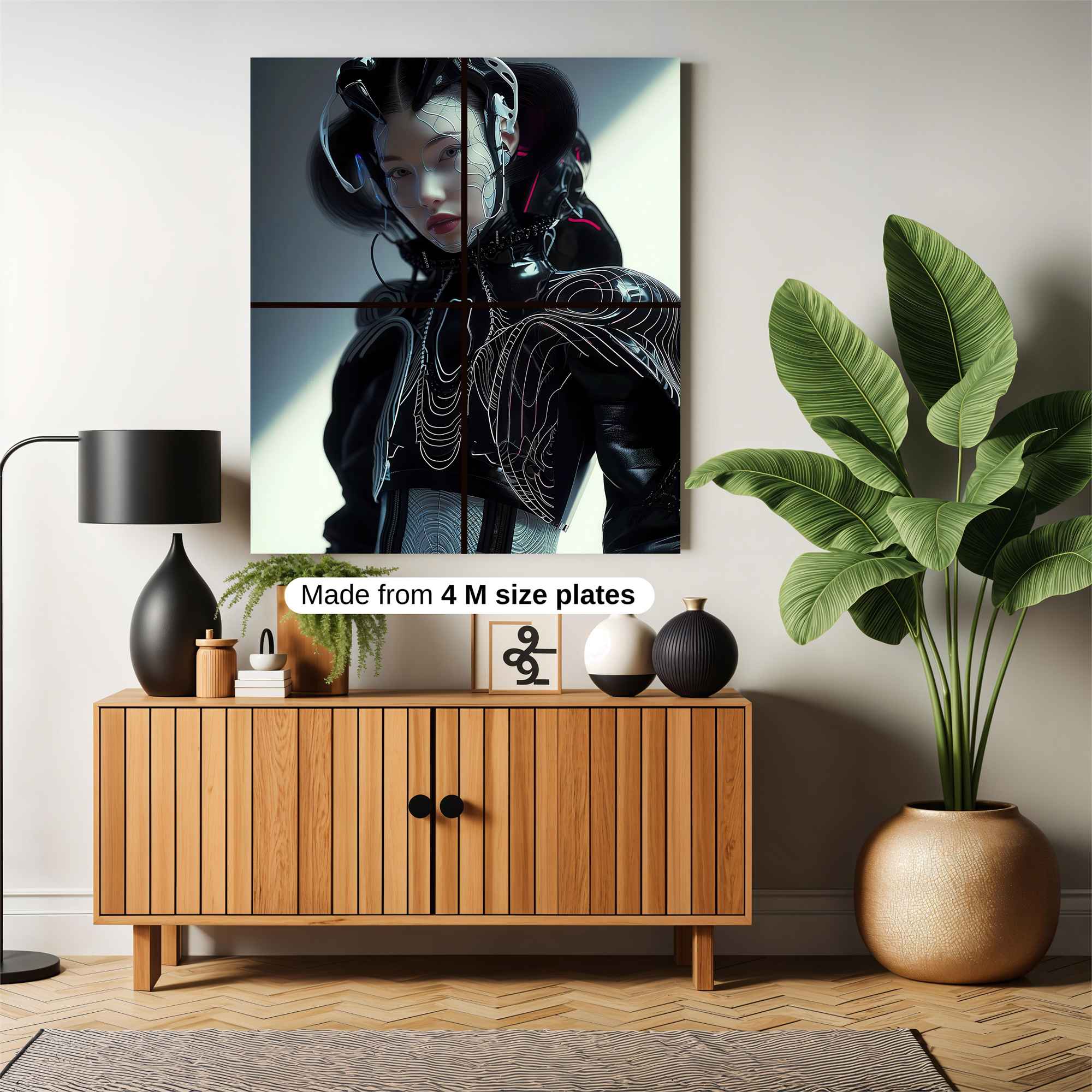 Floral Elegance Safe Wall Magnetic / M