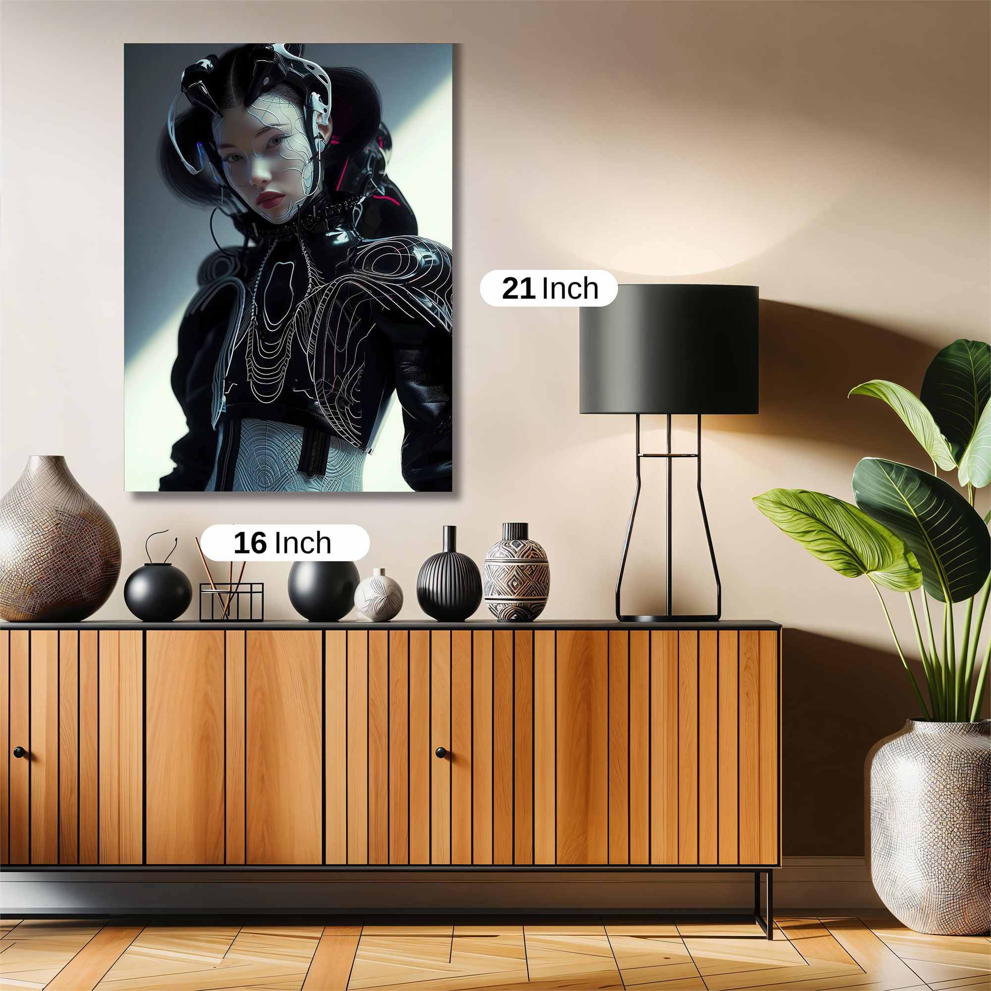 Floral Elegance Safe Wall Magnetic / M