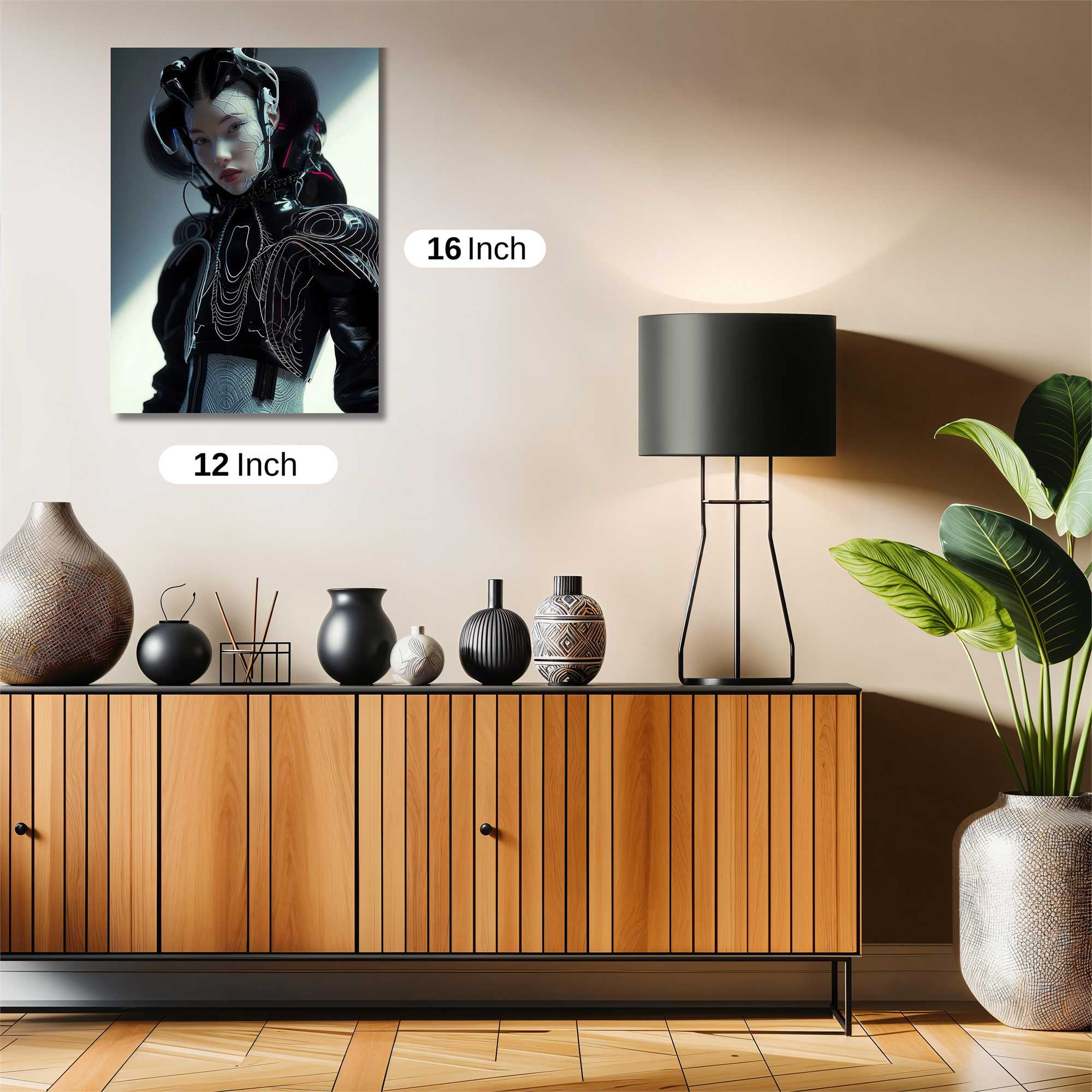 Floral Elegance Safe Wall Magnetic / M