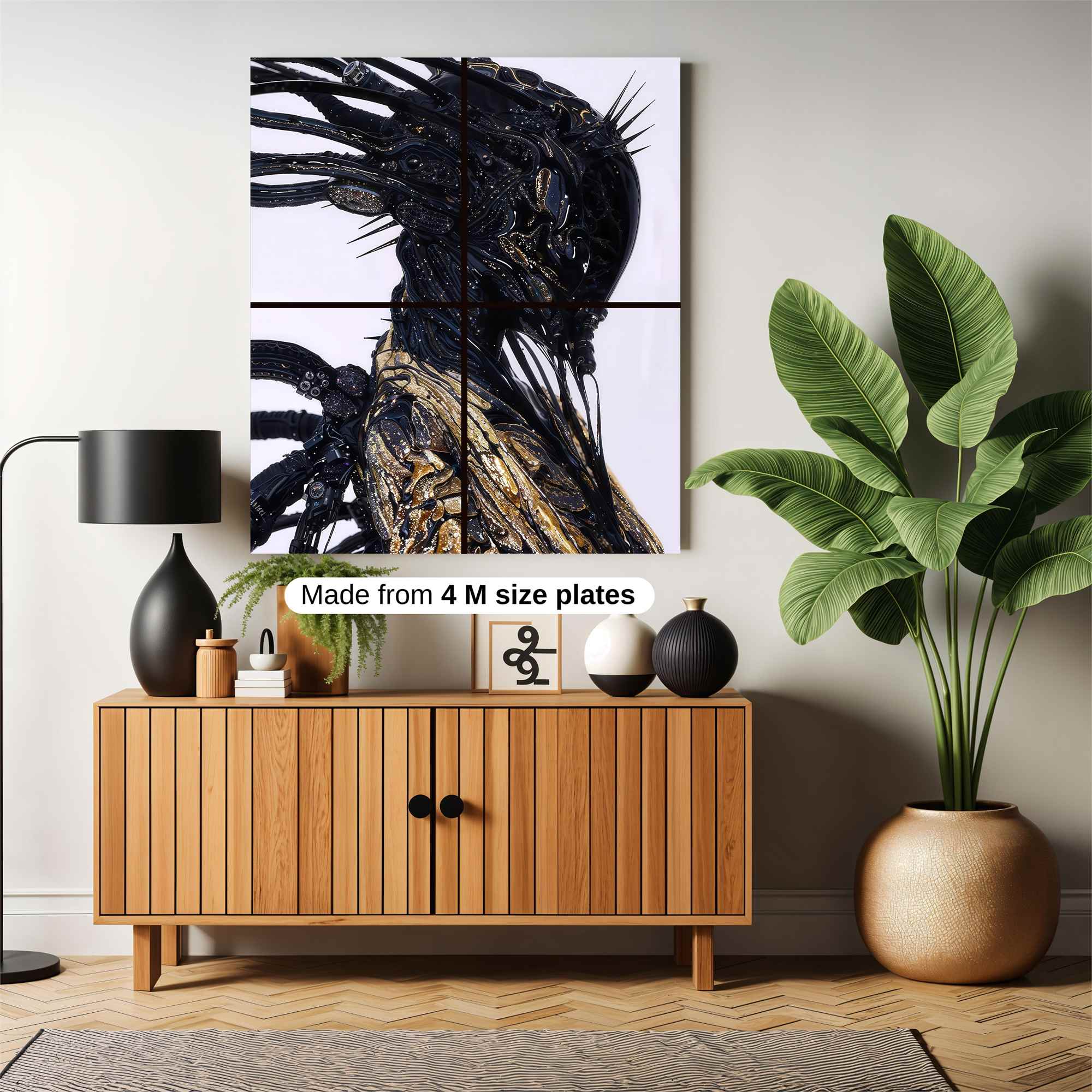 Mecha Dragon Safe Wall Magnetic / M