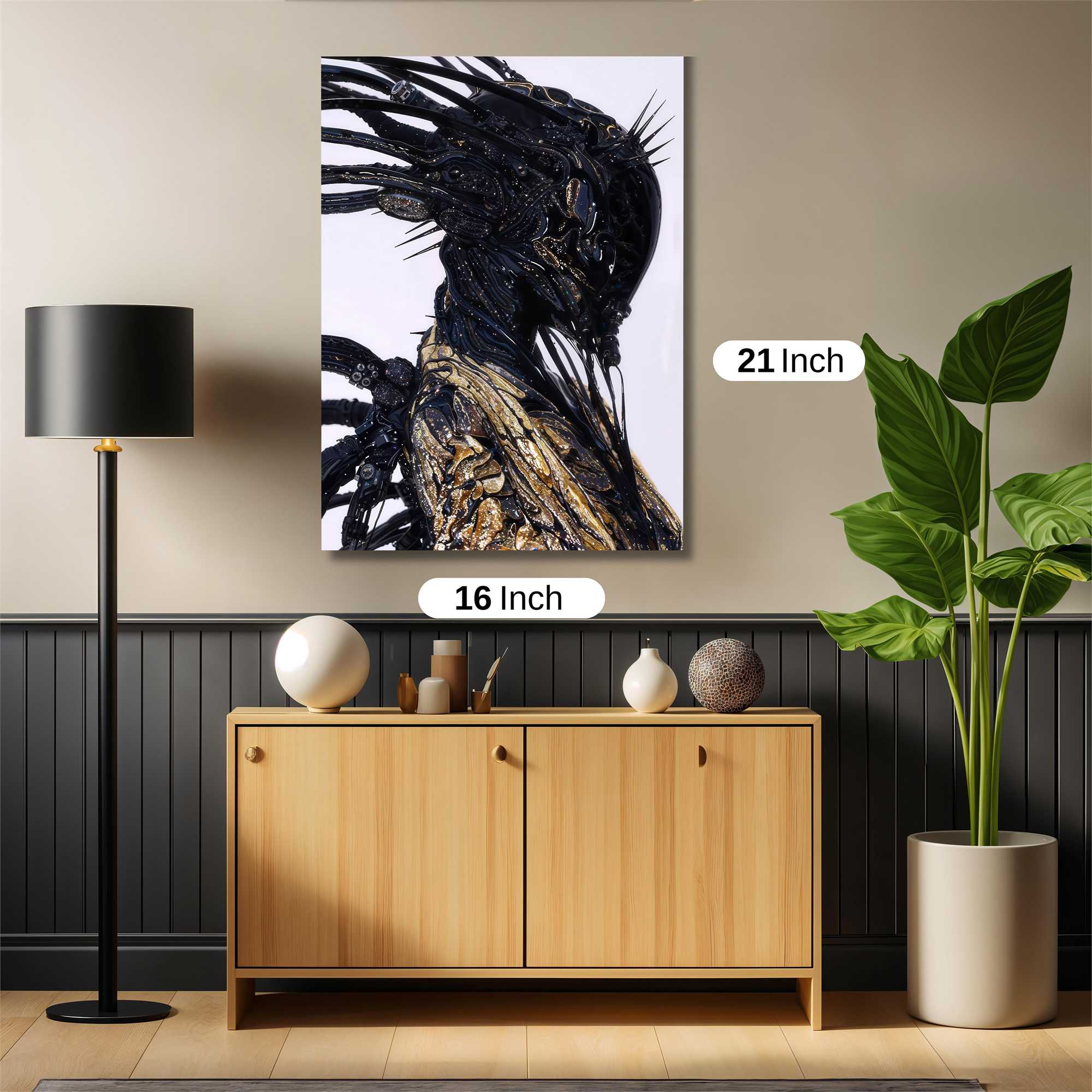 Mecha Dragon Safe Wall Magnetic / M