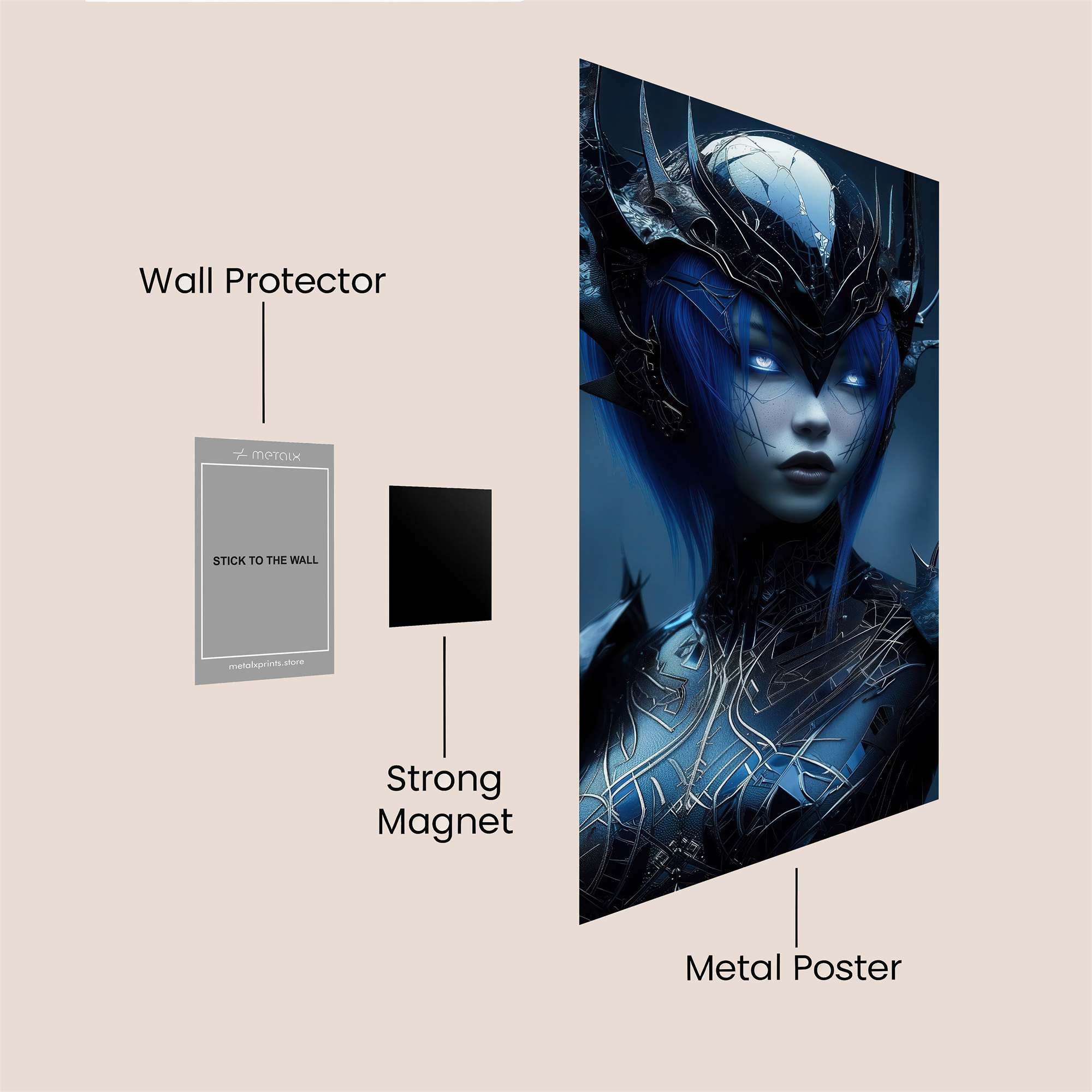 Sunset Serenity Safe Wall Magnetic / M