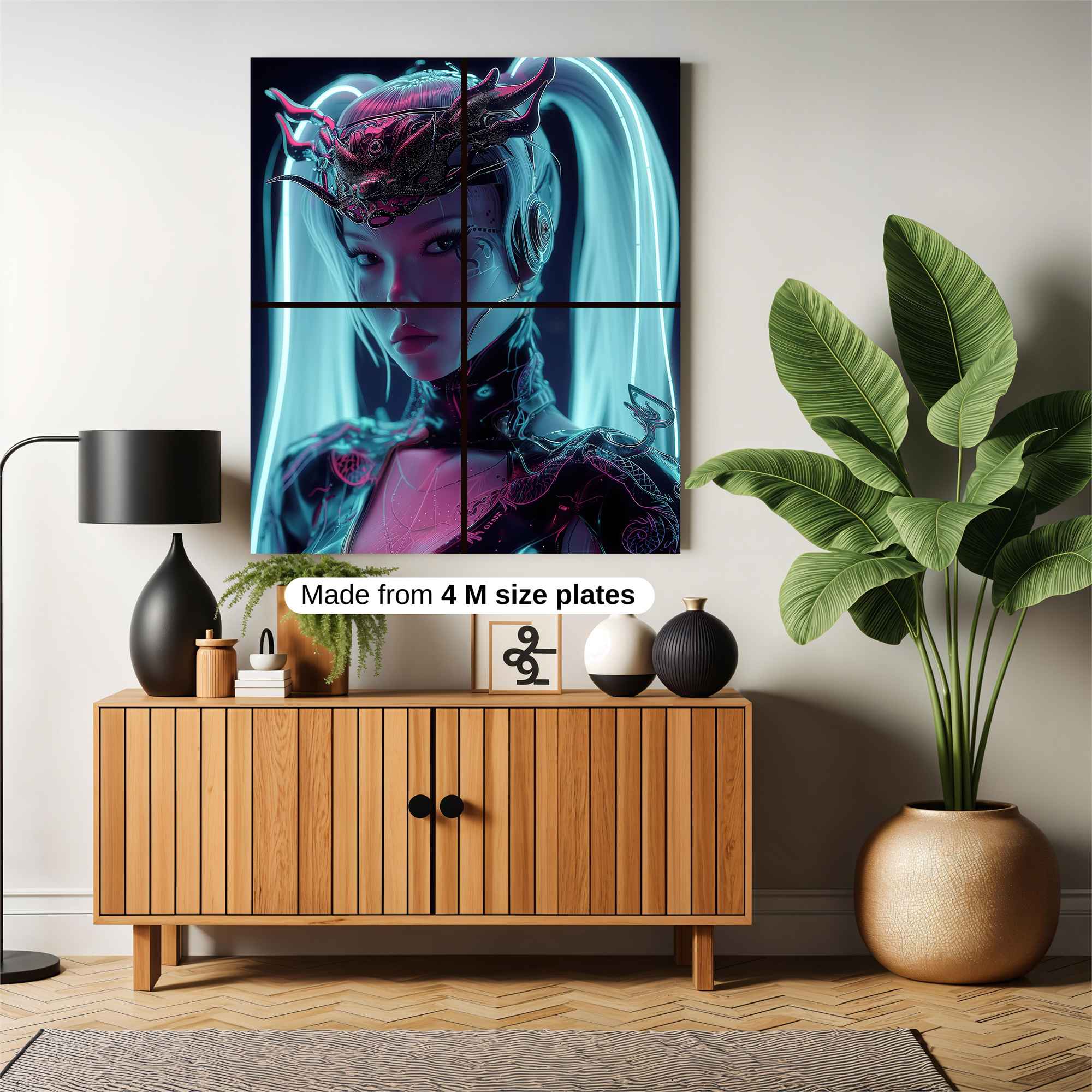 Floral Elegance Safe Wall Magnetic / M