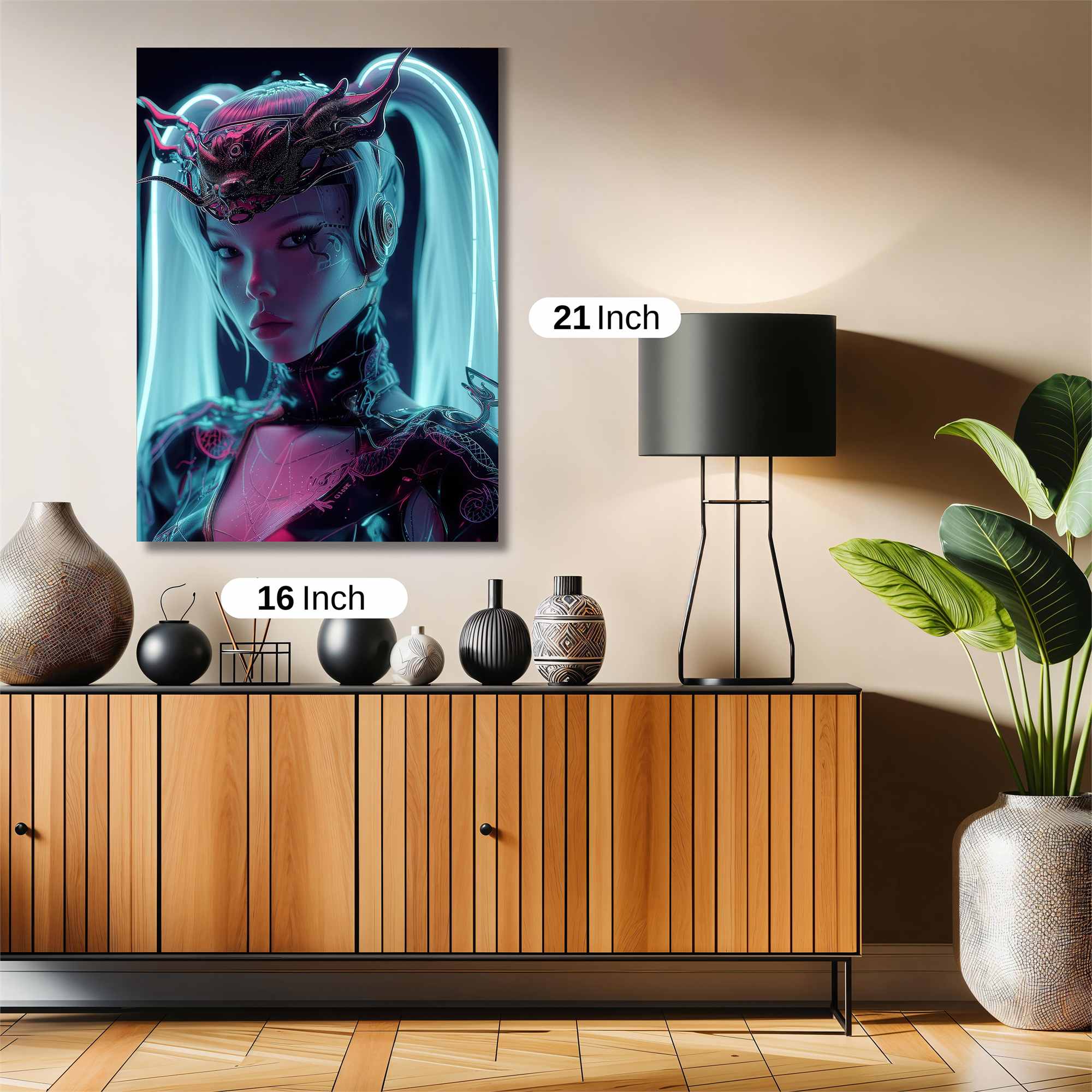 Floral Elegance Safe Wall Magnetic / M