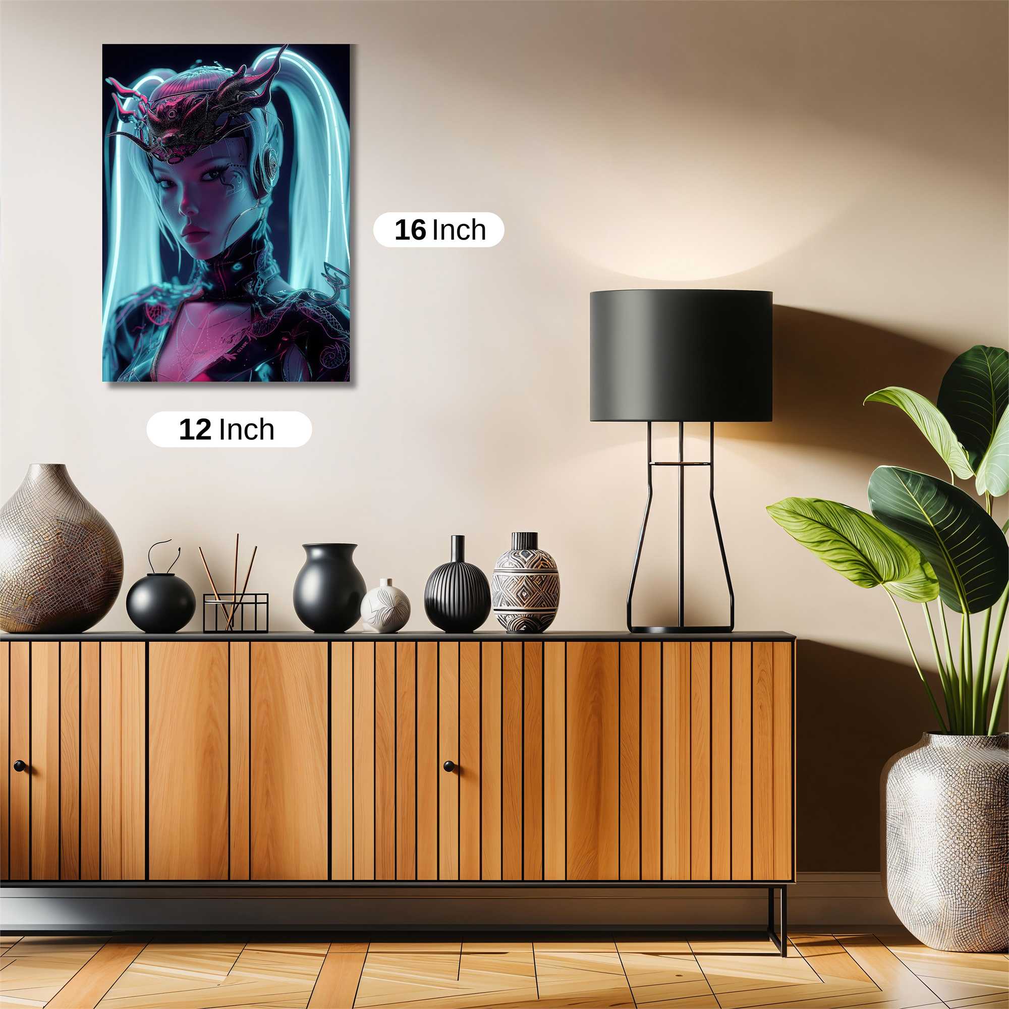 Floral Elegance Safe Wall Magnetic / M