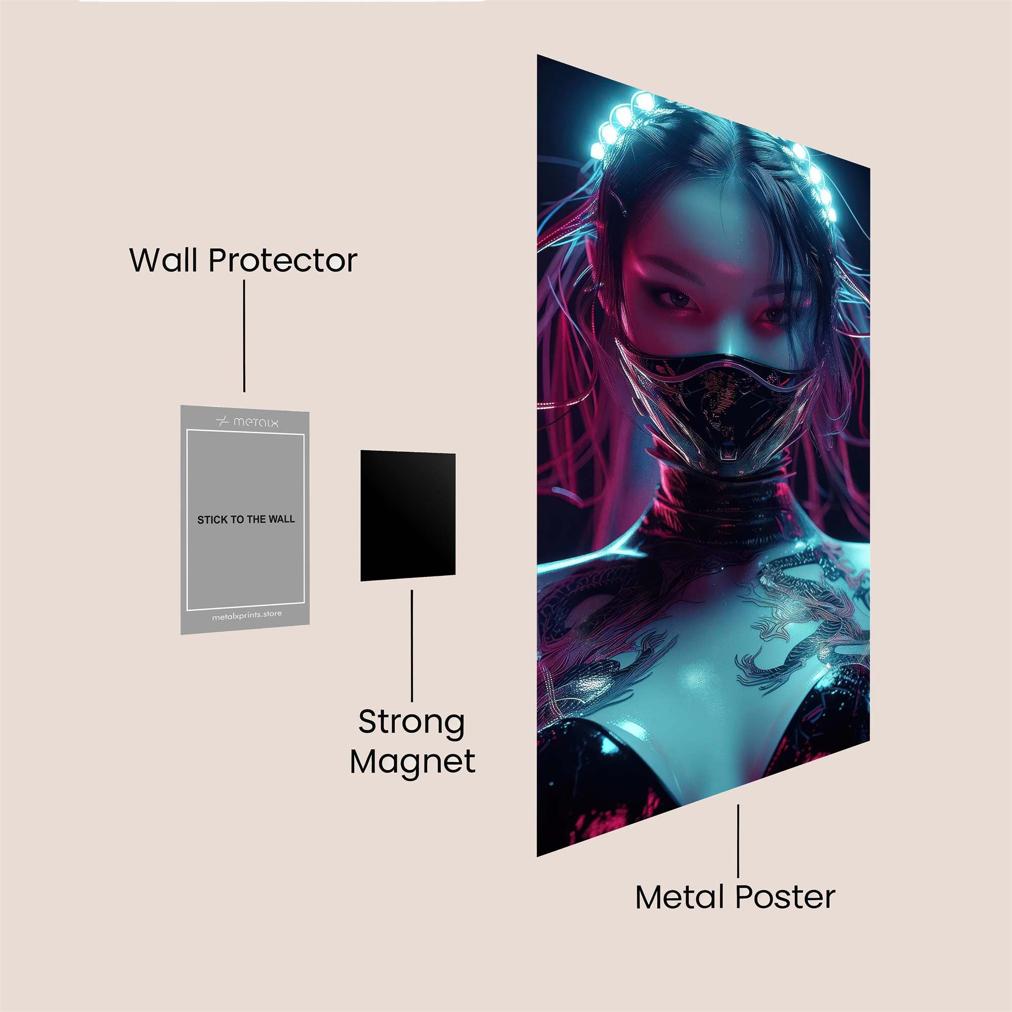 Lion Majesty Safe Wall Magnetic / M