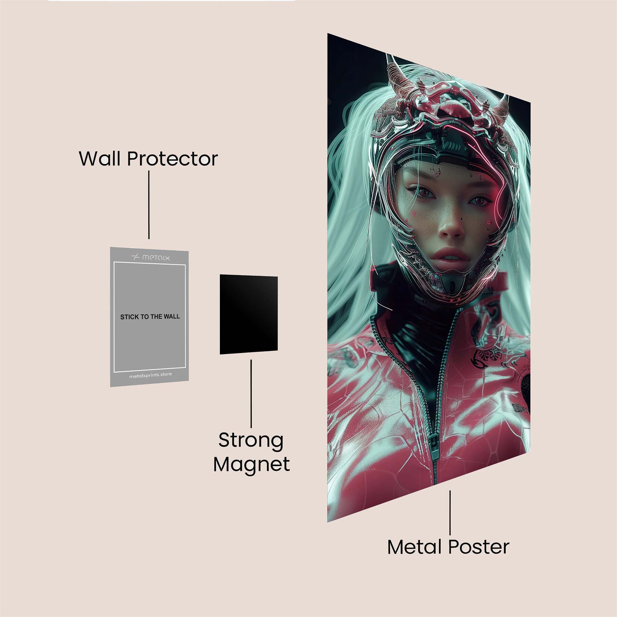 Lion Ethereal Safe Wall Magnetic / M