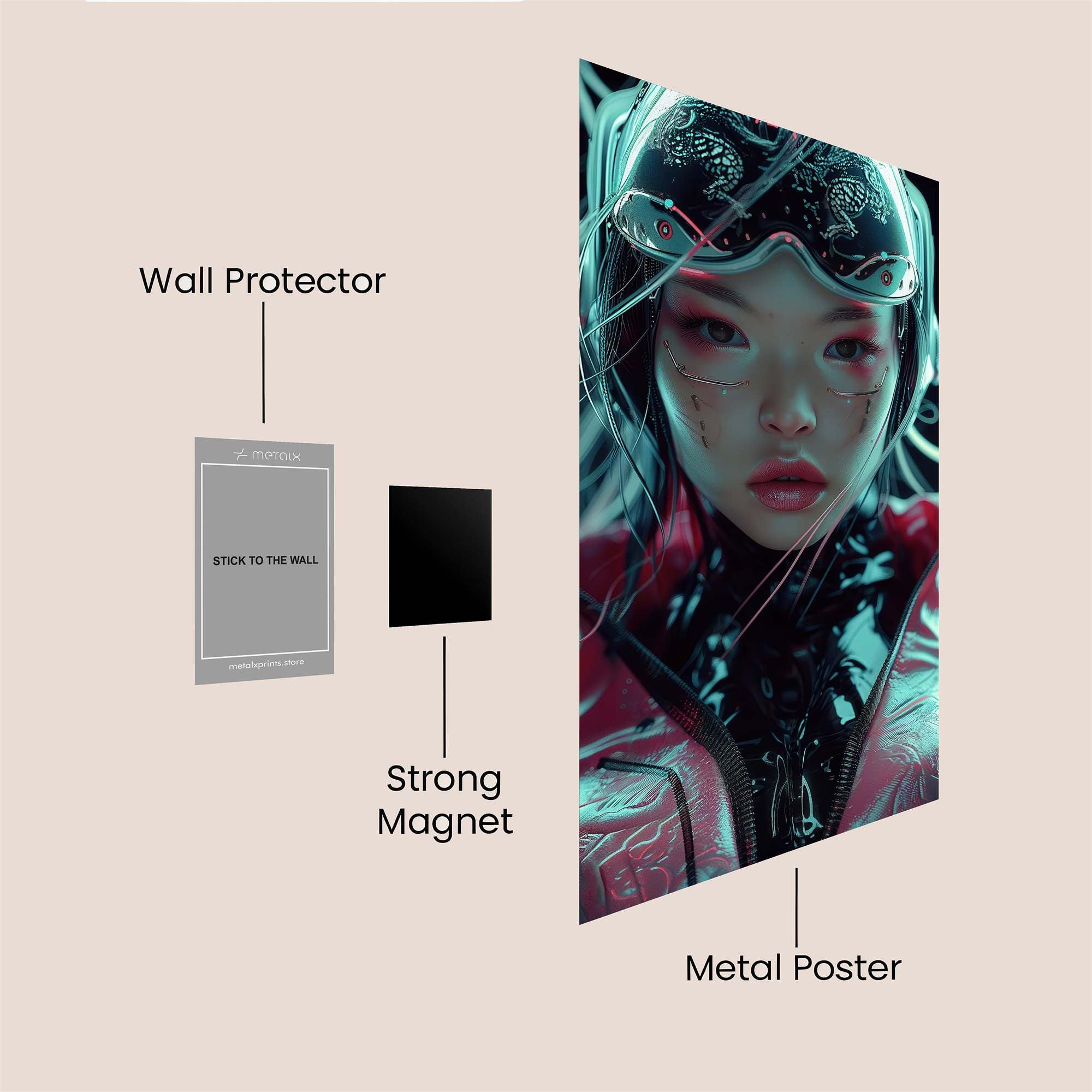 Leopard Swagger Safe Wall Magnetic / M