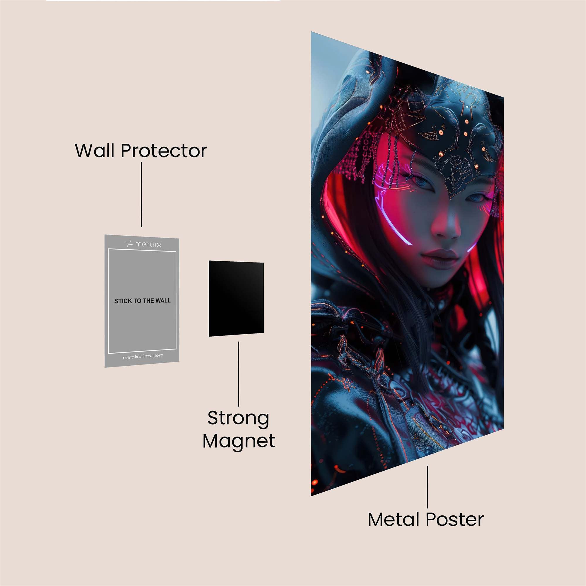 Tiger Swagger Safe Wall Magnetic / M