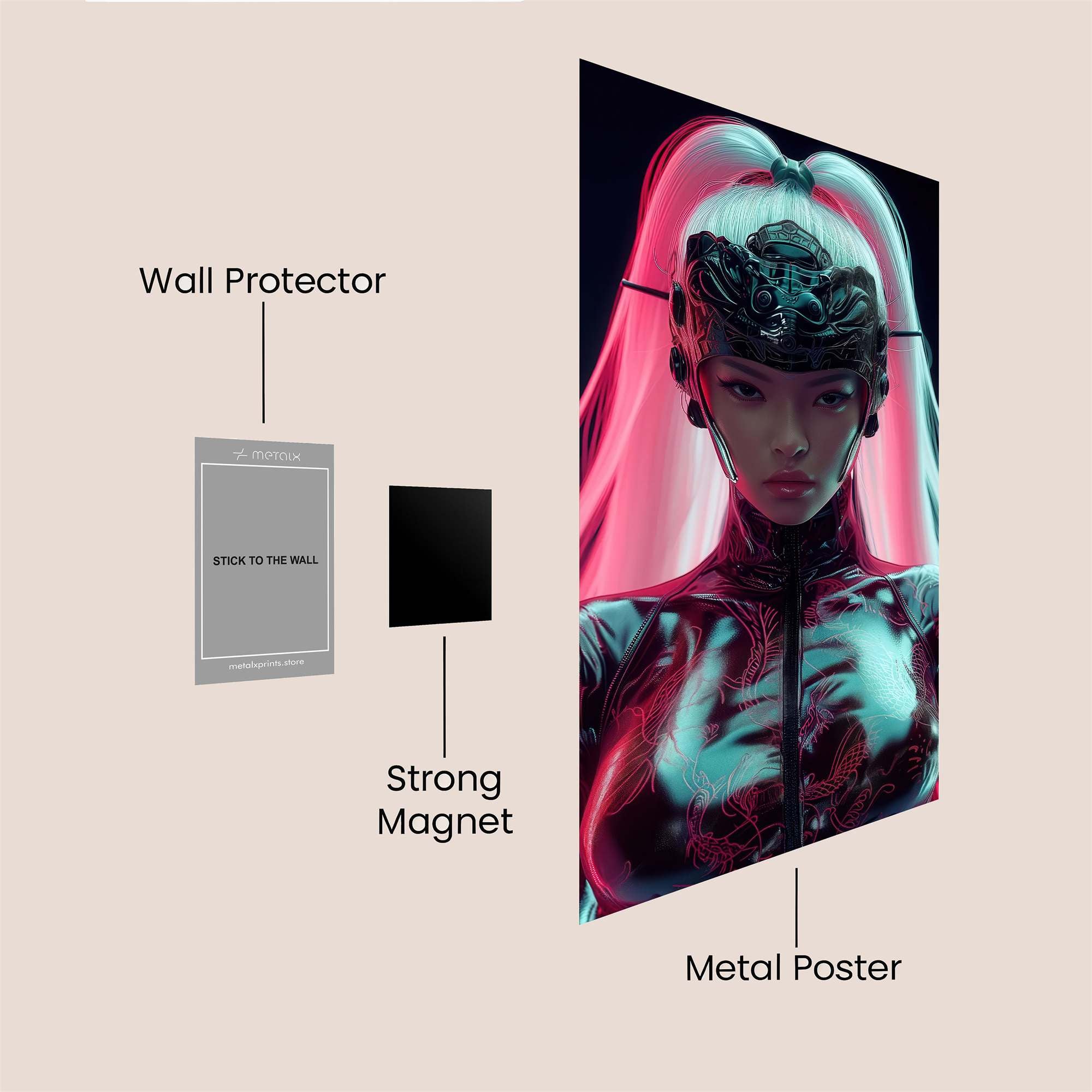 Cheetah Swagger Safe Wall Magnetic / M