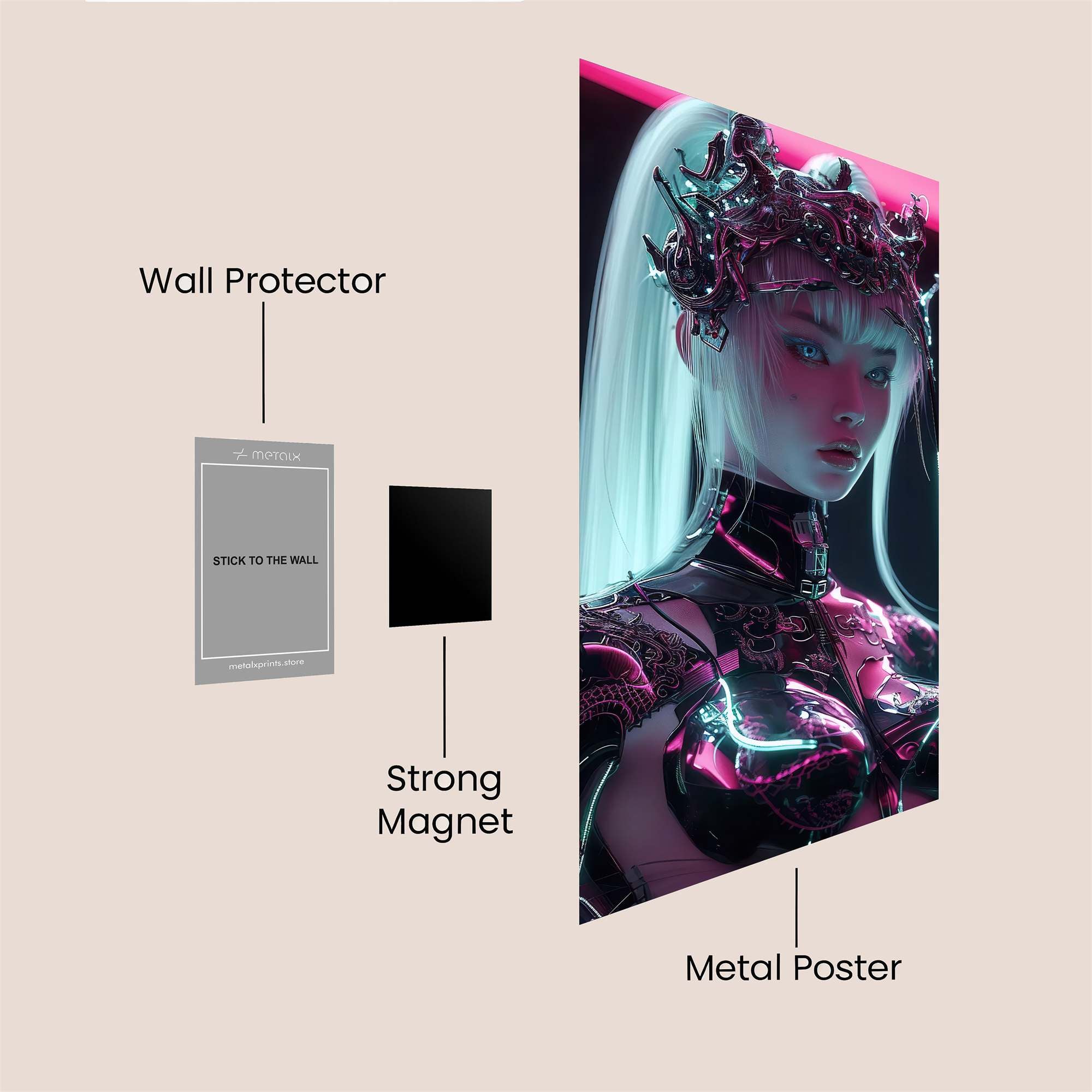 Leopard Swagger Safe Wall Magnetic / M