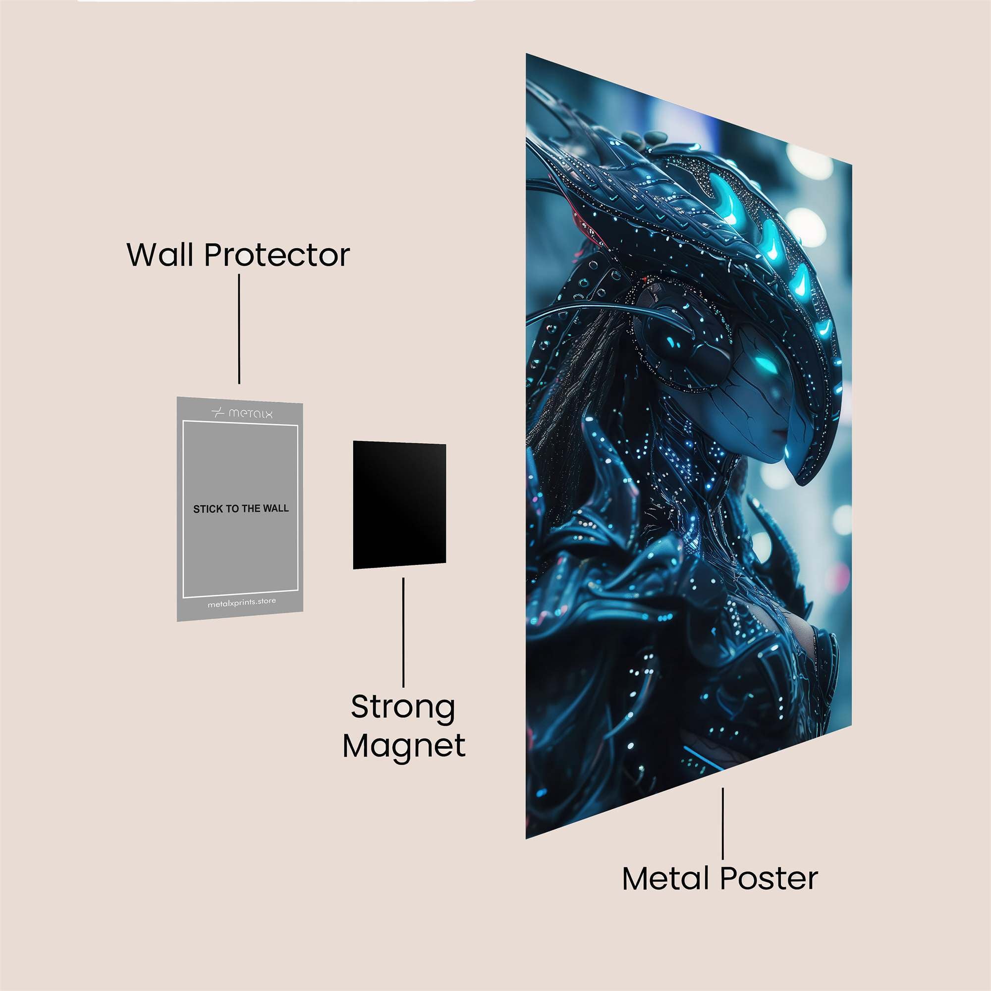 Jaguar Rebel Safe Wall Magnetic / M
