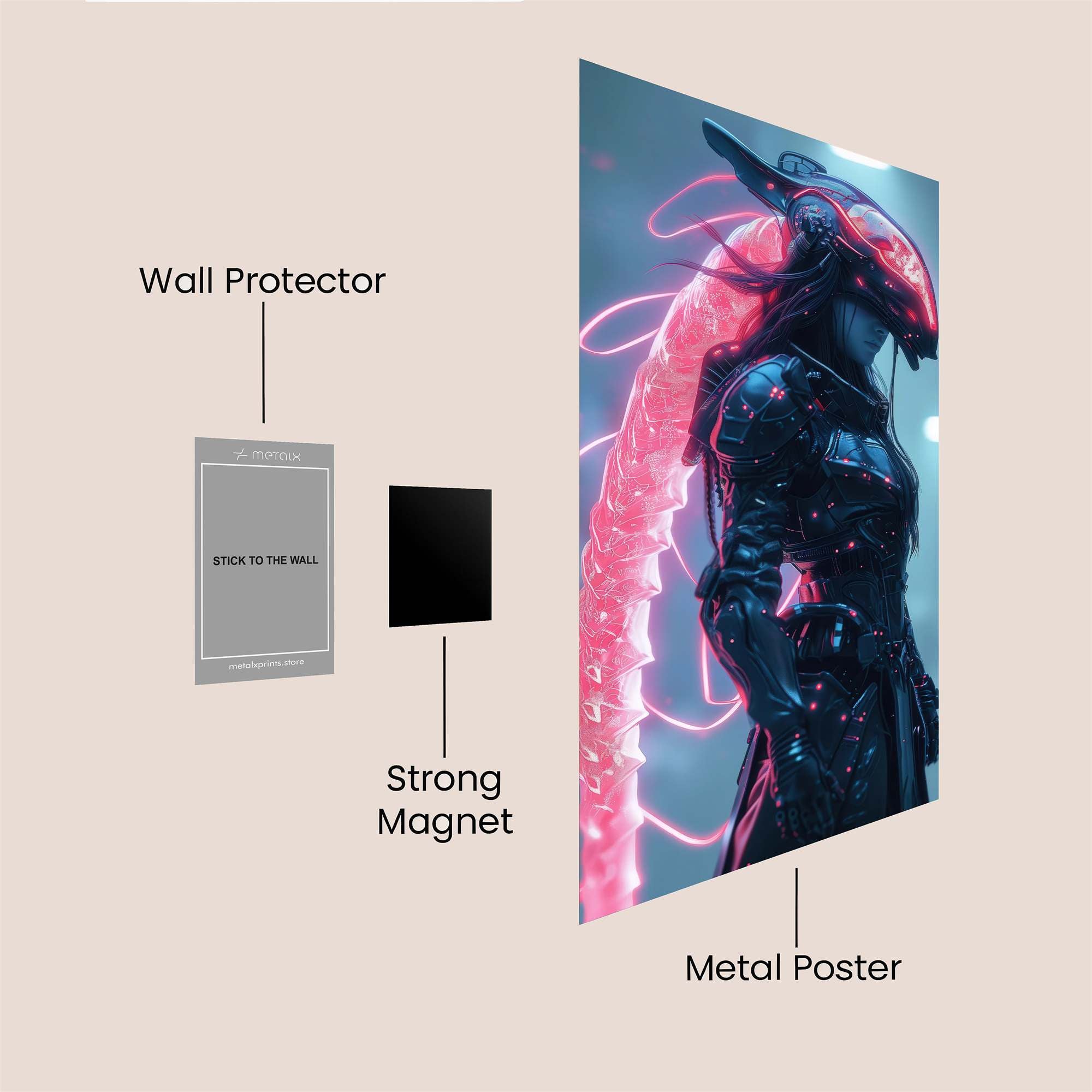 Venomous Elegance Safe Wall Magnetic / M