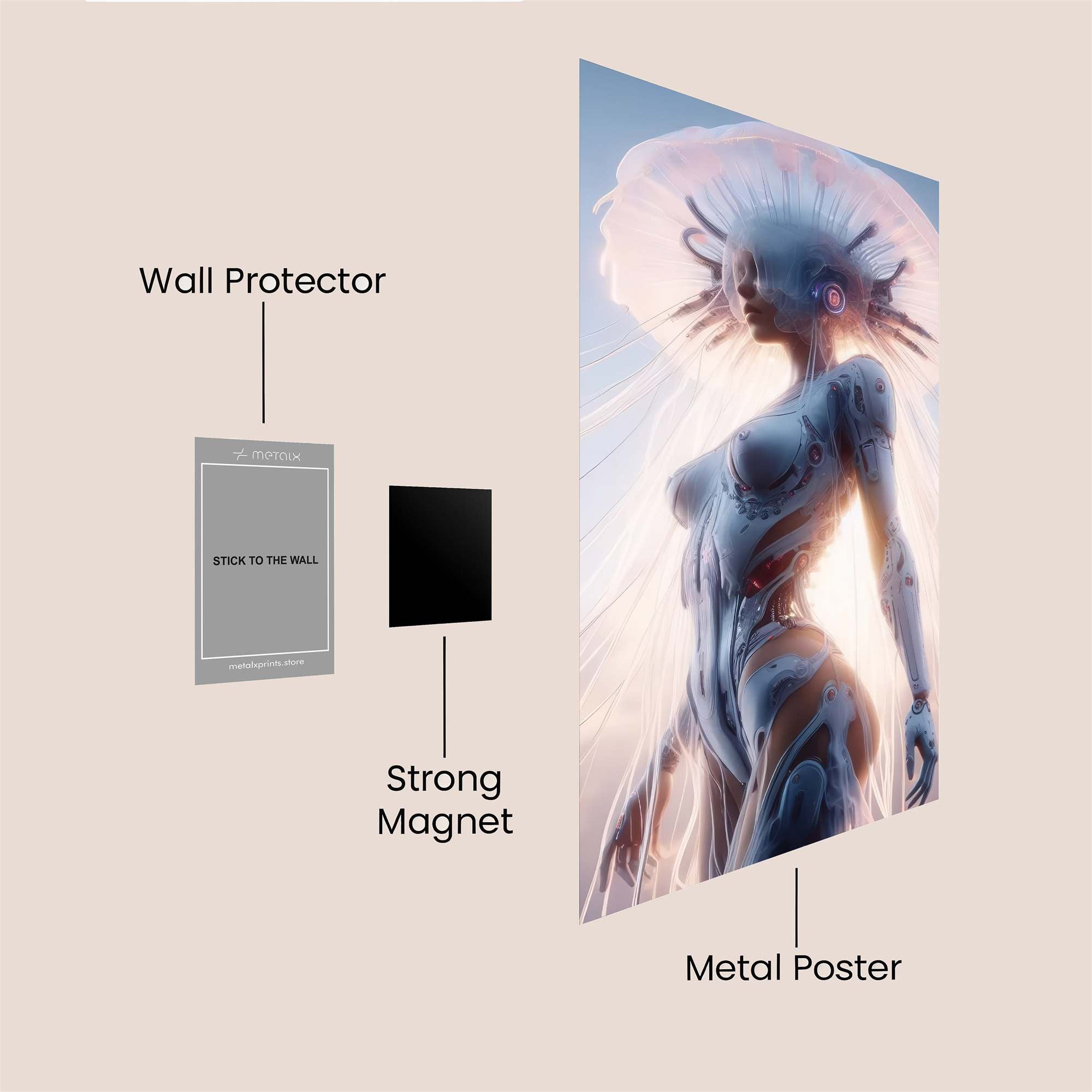 Dragon Gaze Safe Wall Magnetic / M