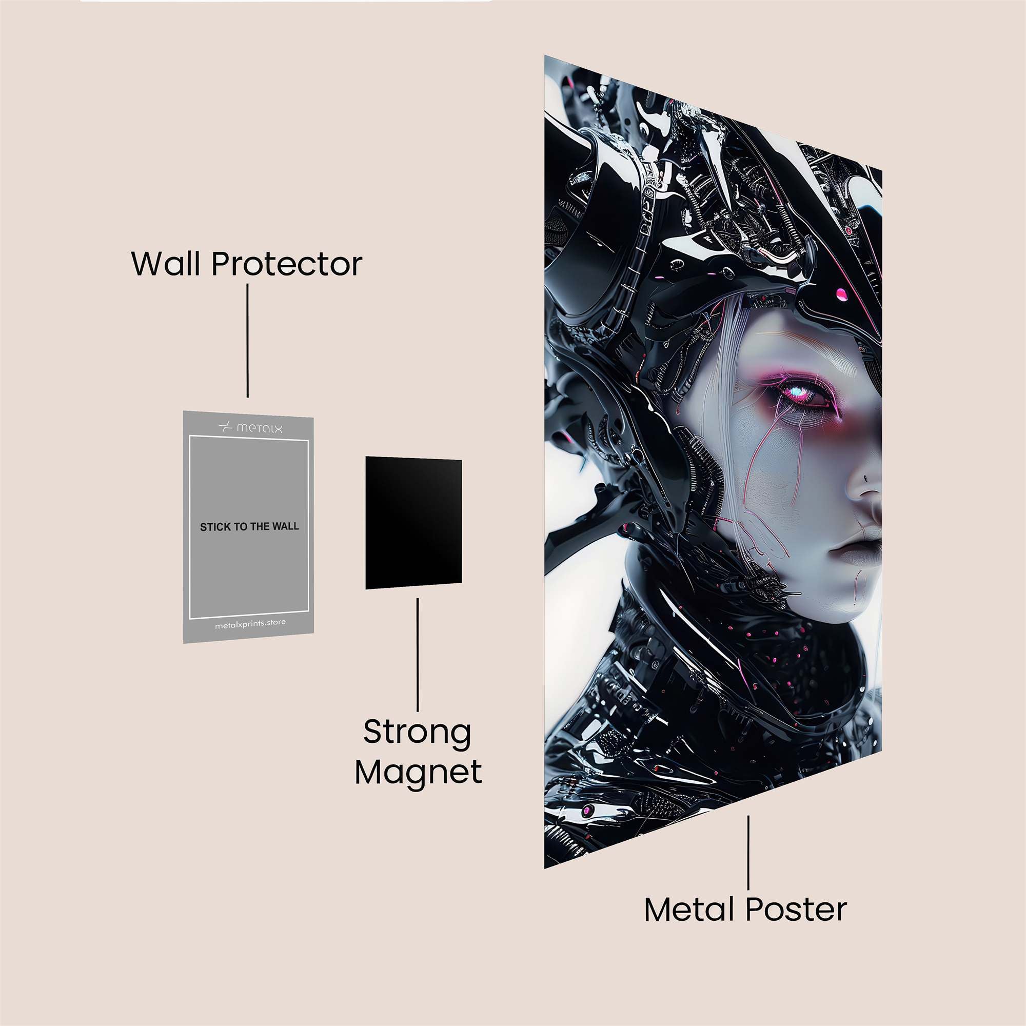 Eclipse Elegance Safe Wall Magnetic / M