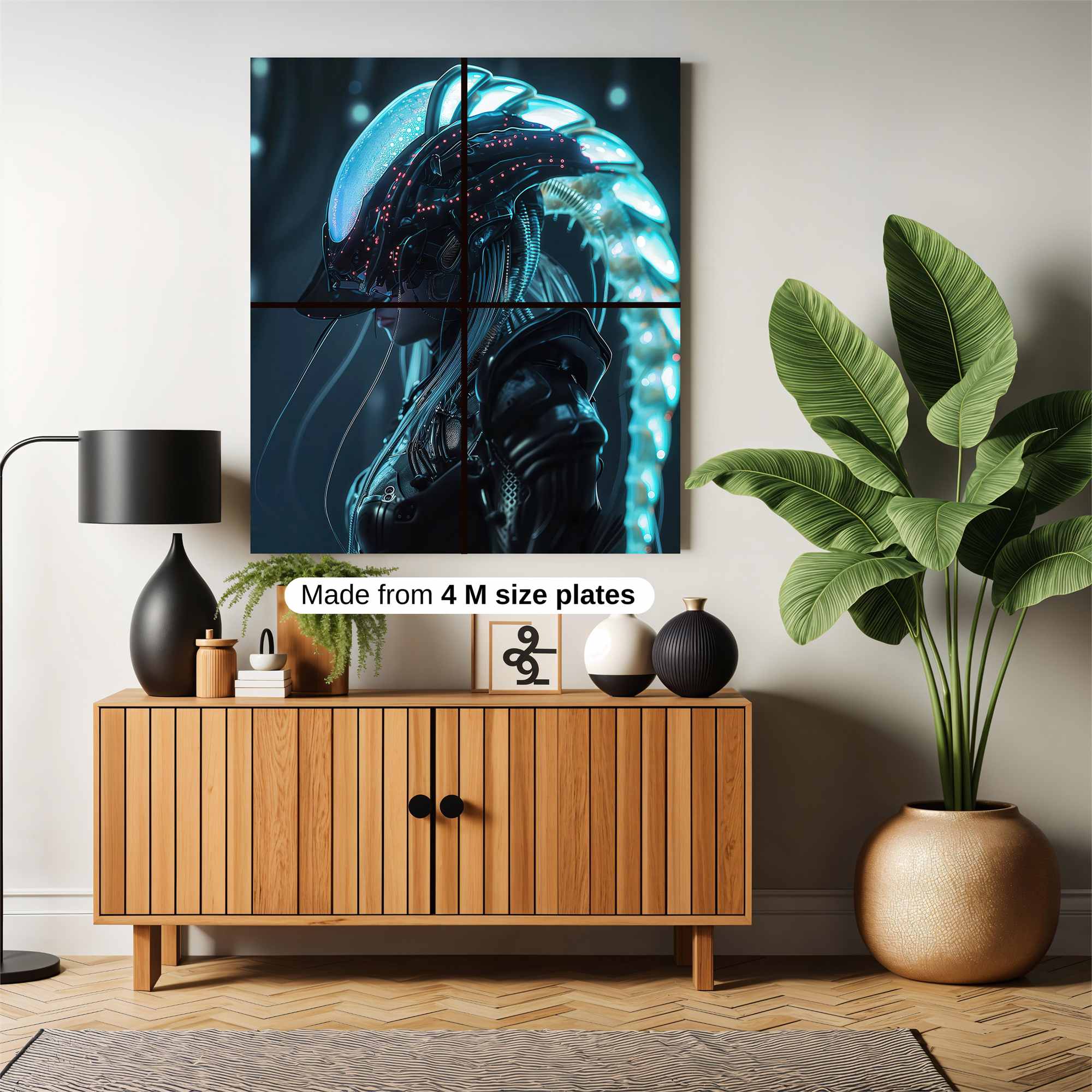 Golden Elegance Safe Wall Magnetic / M